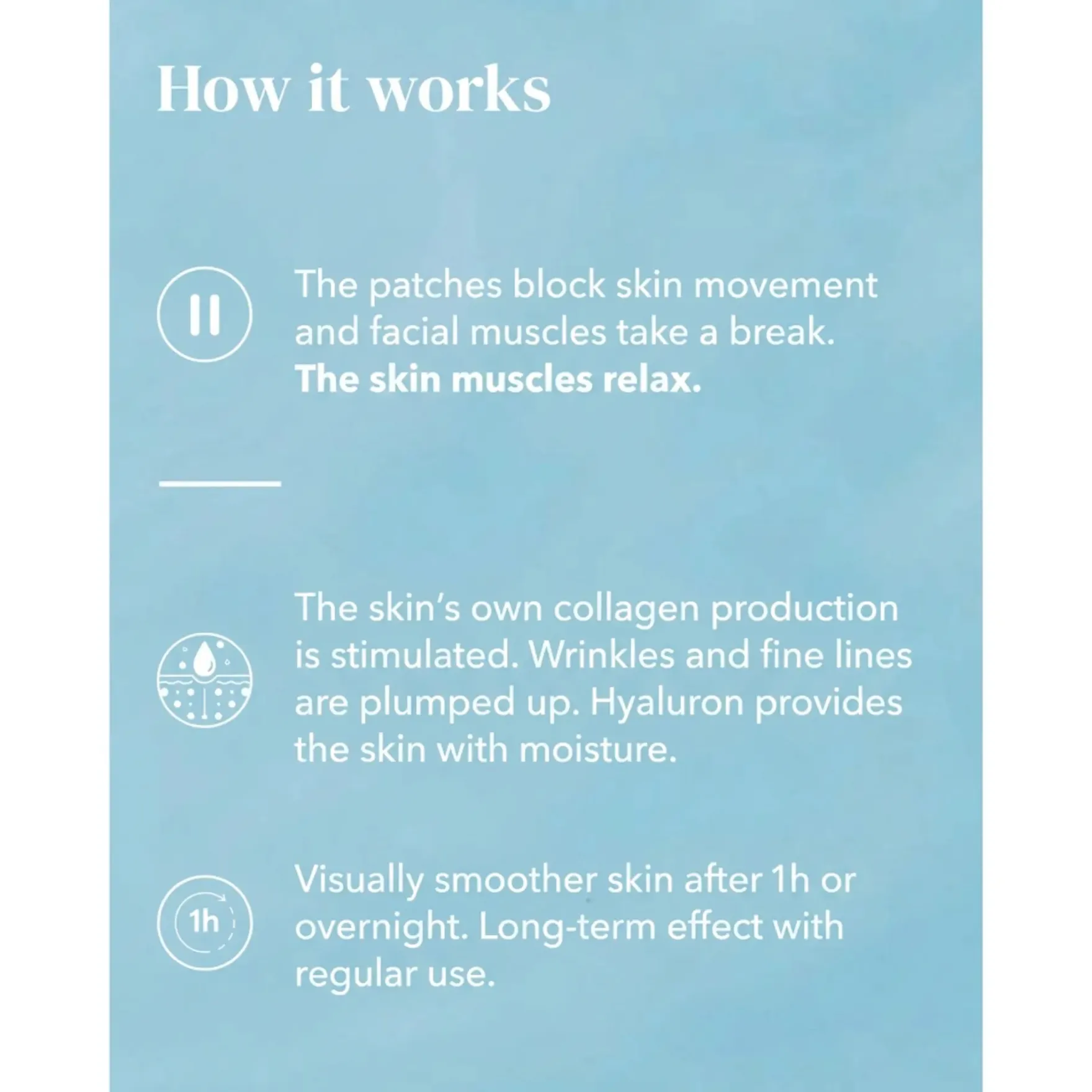 Facial Patches Hyaluron