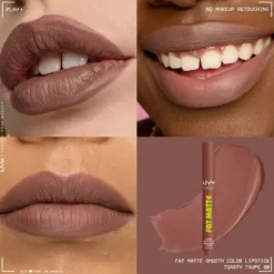 Fat Matte Smooth Color Lipstick Toasty Taupe