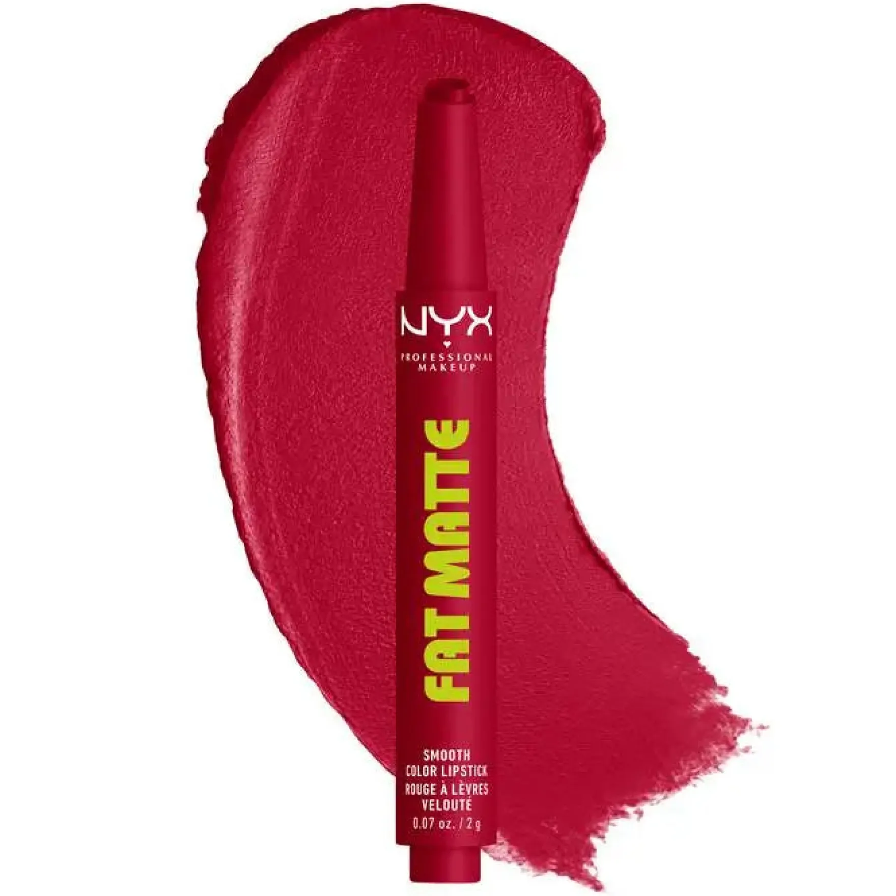 Fat Matte Smooth Color Lipstick Scarlet Snuggles