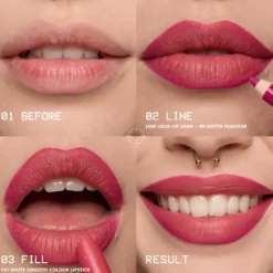 Fat Matte Smooth Color Lipstick Comfy Caramel