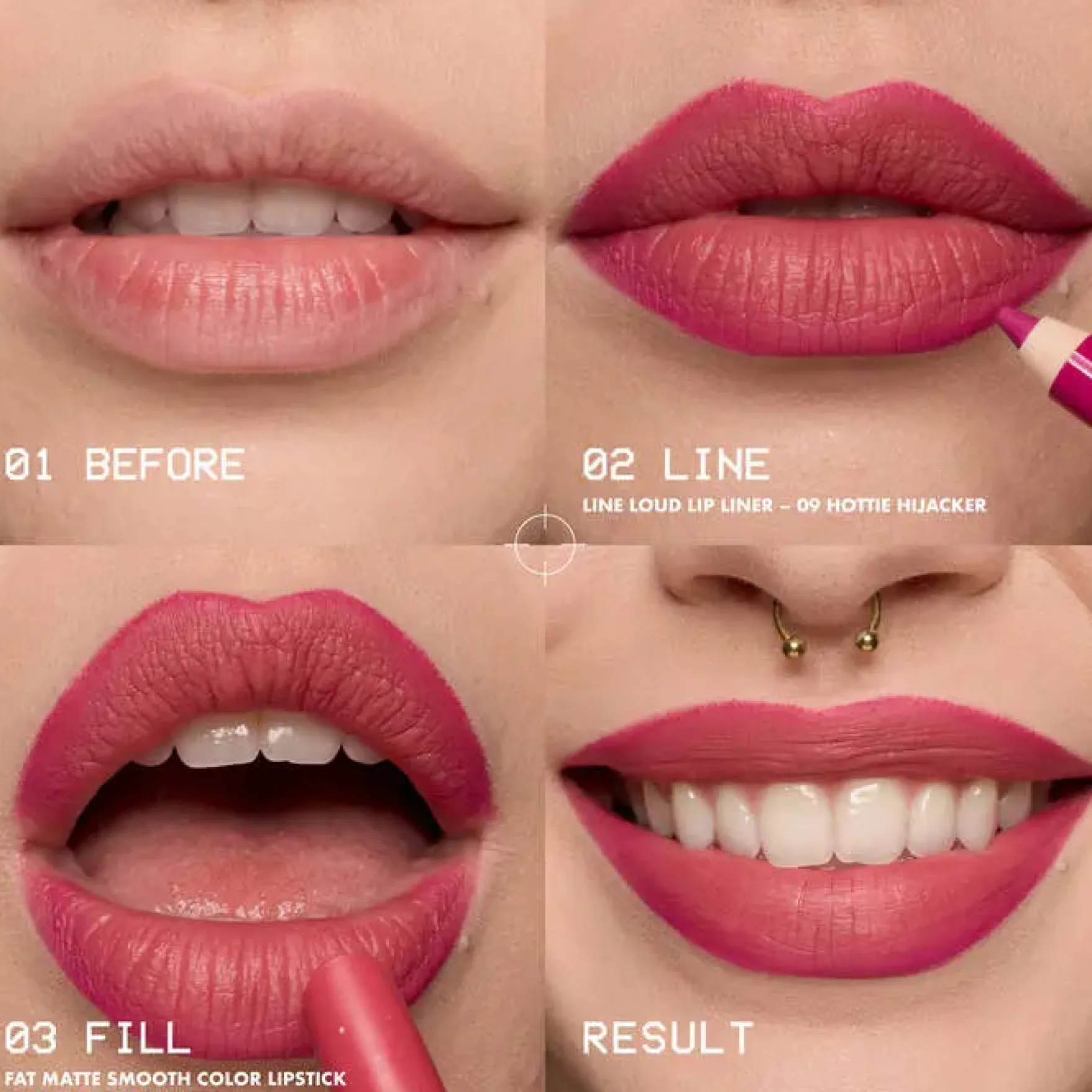 Fat Matte Smooth Color Lipstick Coral Cuddlin'