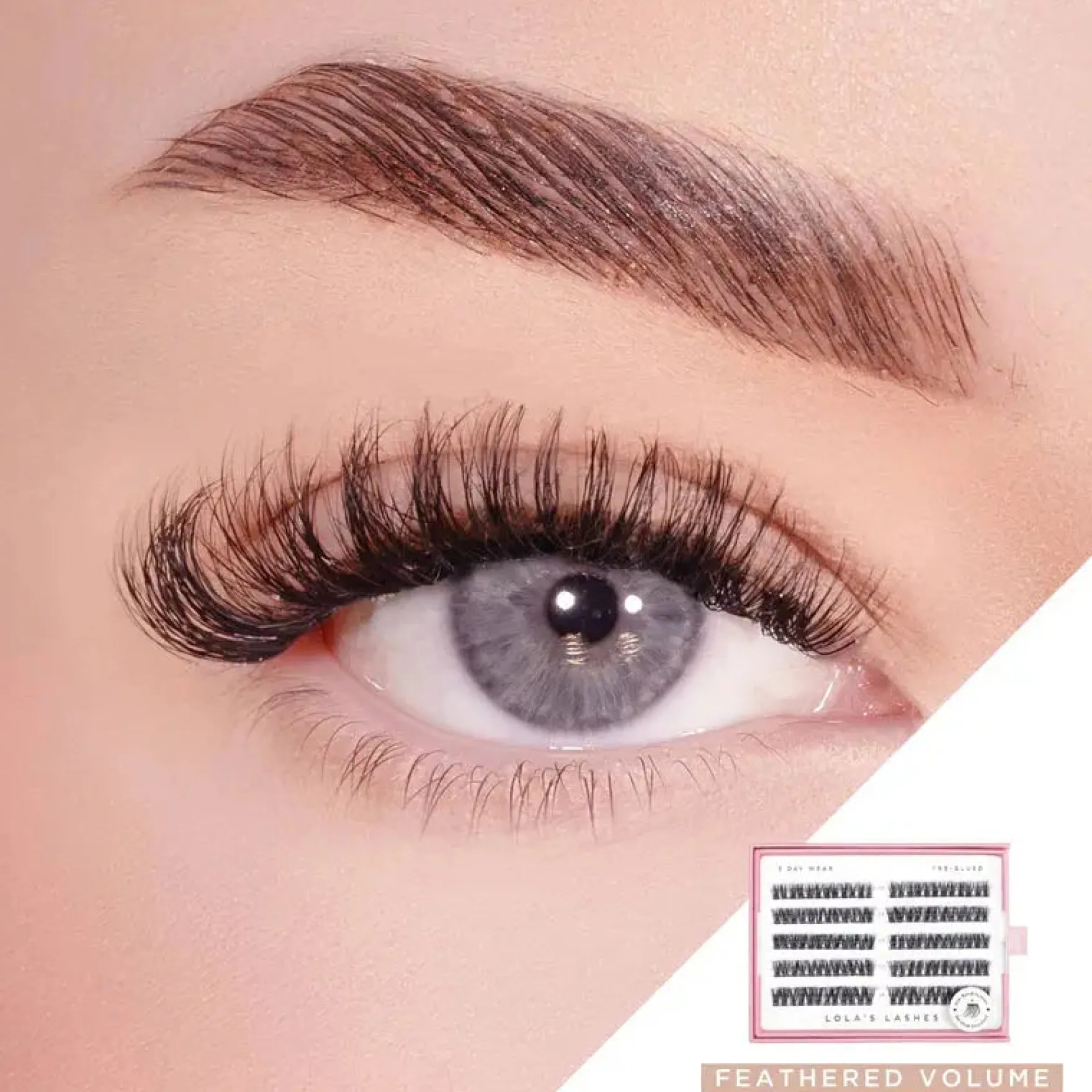 Feathered Volume Pre-Glued Lashes