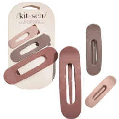 Flat Lay Claw Clip 3pc Terracotta