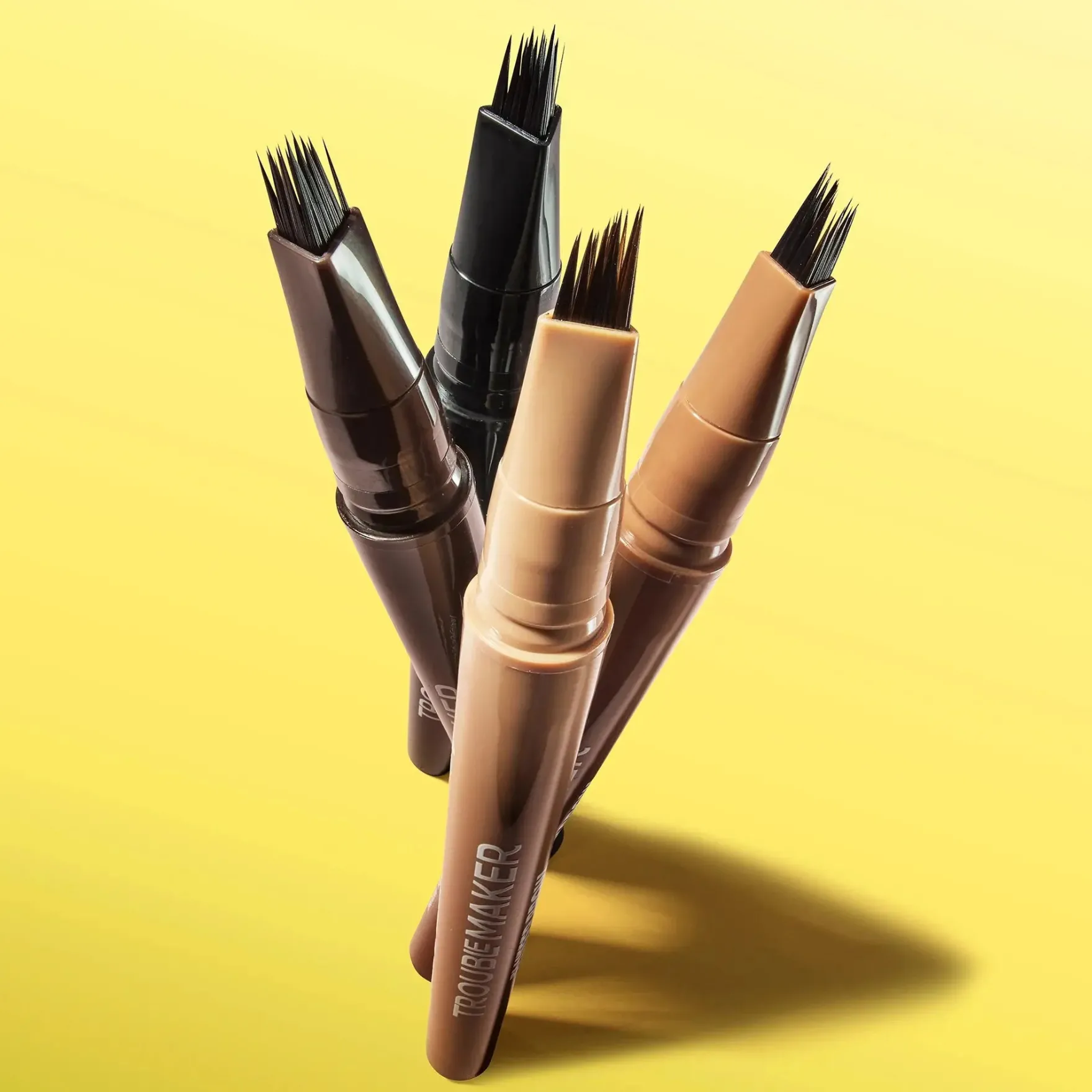 Fluffer Brow Brush Natural Brow Pen Medium Brown