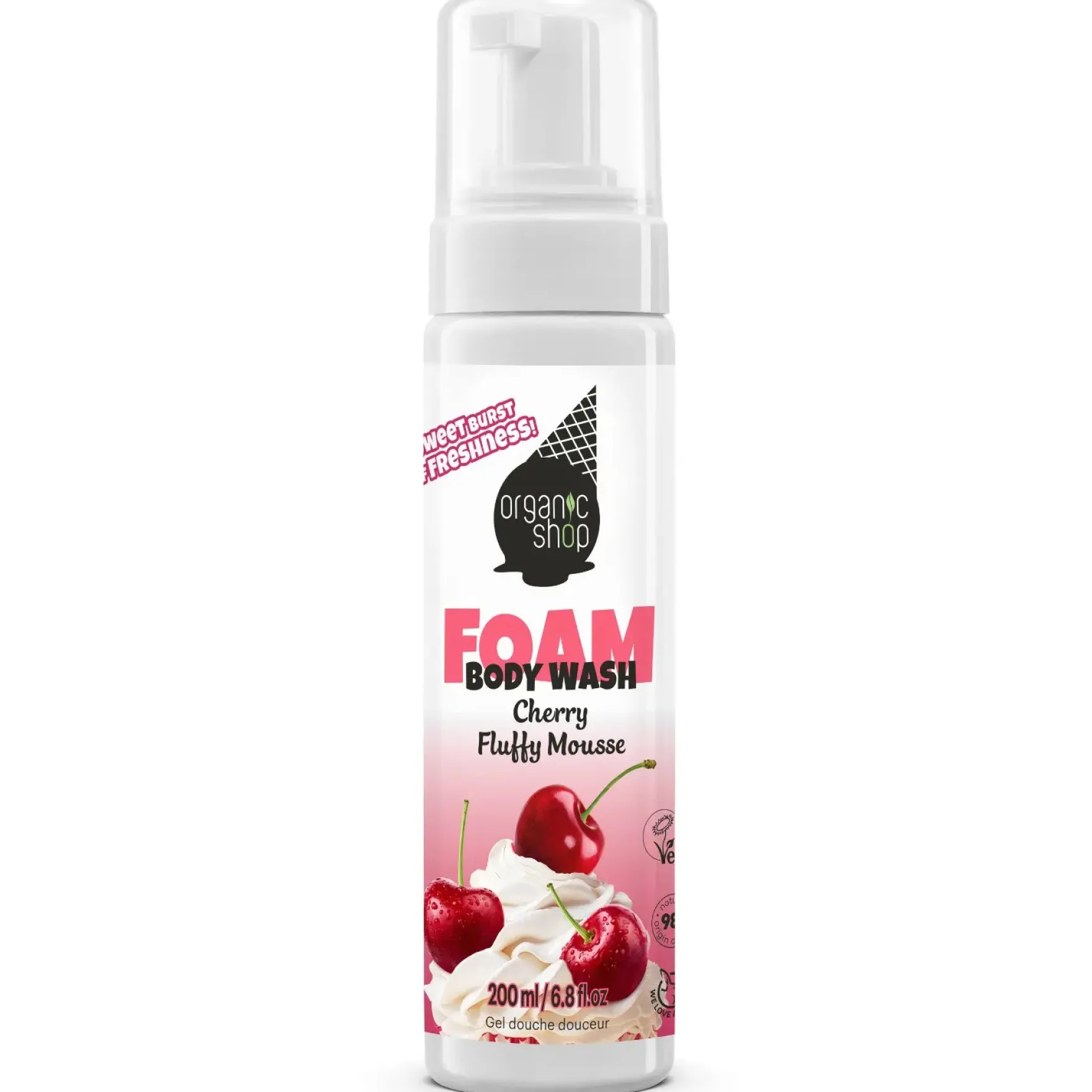 Foam Body Wash Cherry Fluffy Mousse