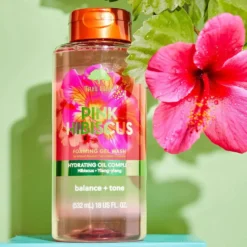 Foaming Gel Body Wash Pink Hibiscus