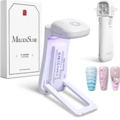 Foldable & Standable 2-in-1 Design LED/UV Nail Lamp