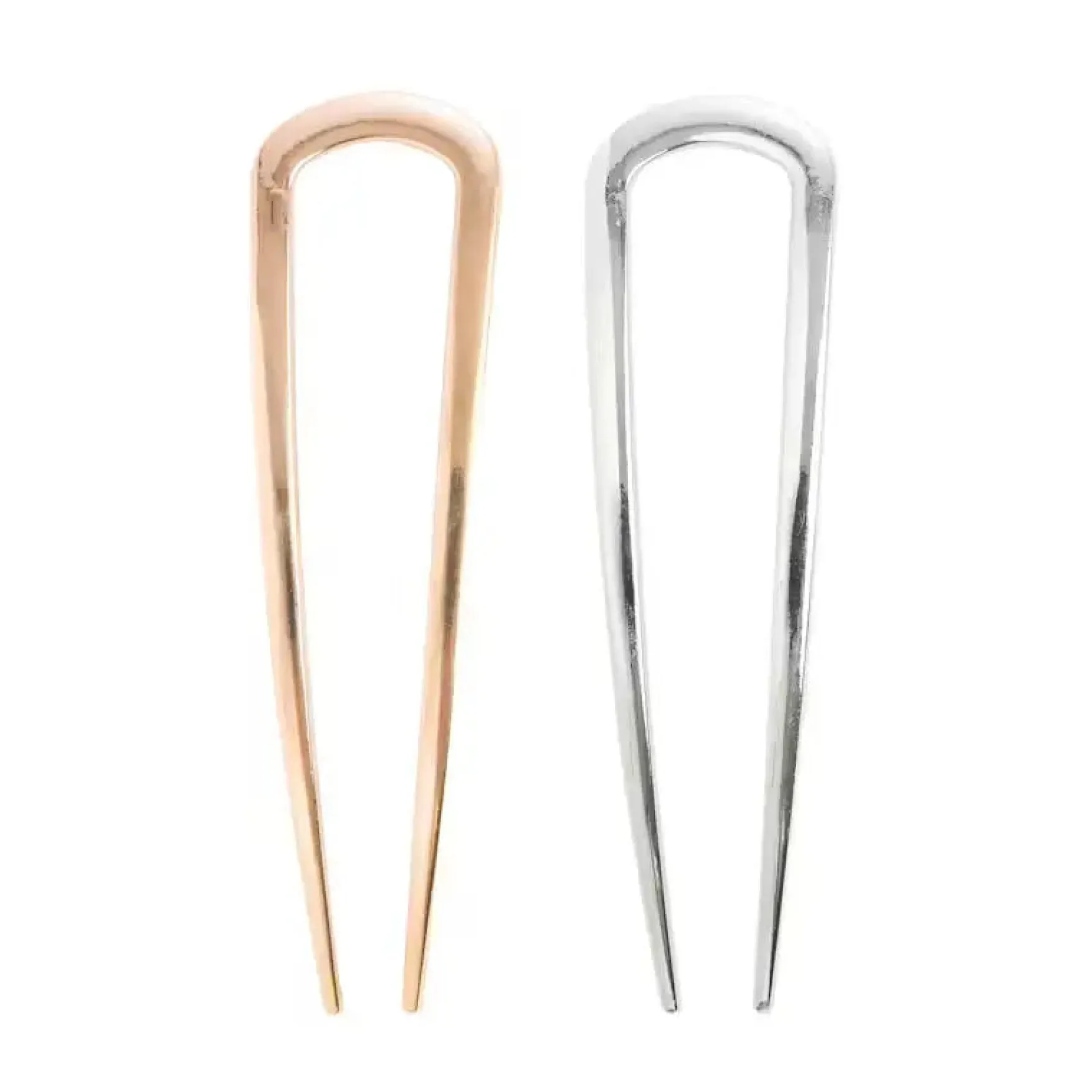 French Hair Pin Duo Gold & Silver