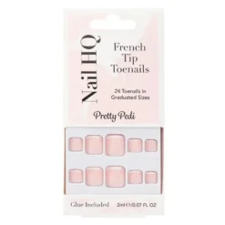 French Tip Toenails