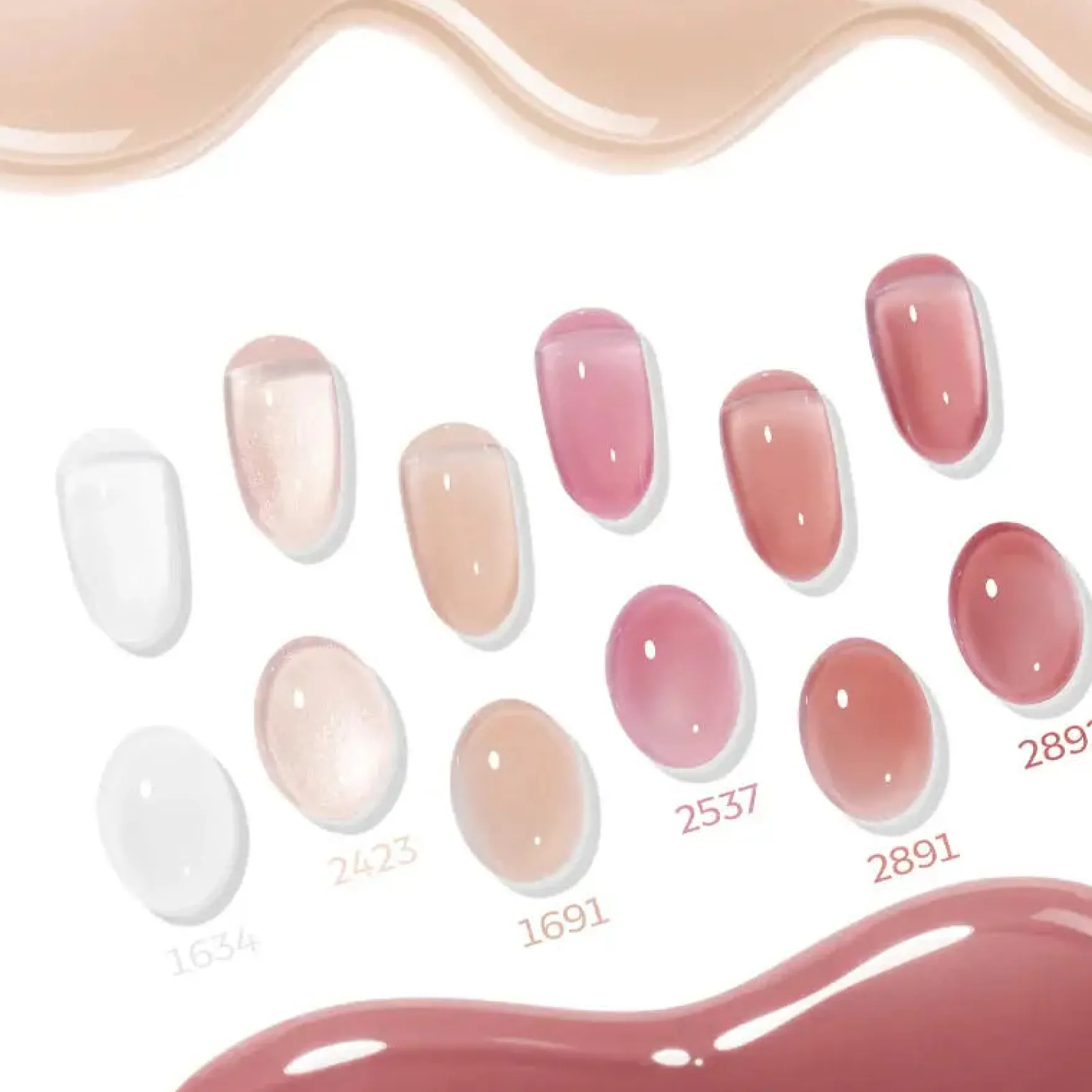 Gel Nail Polish Set Lunar Glow