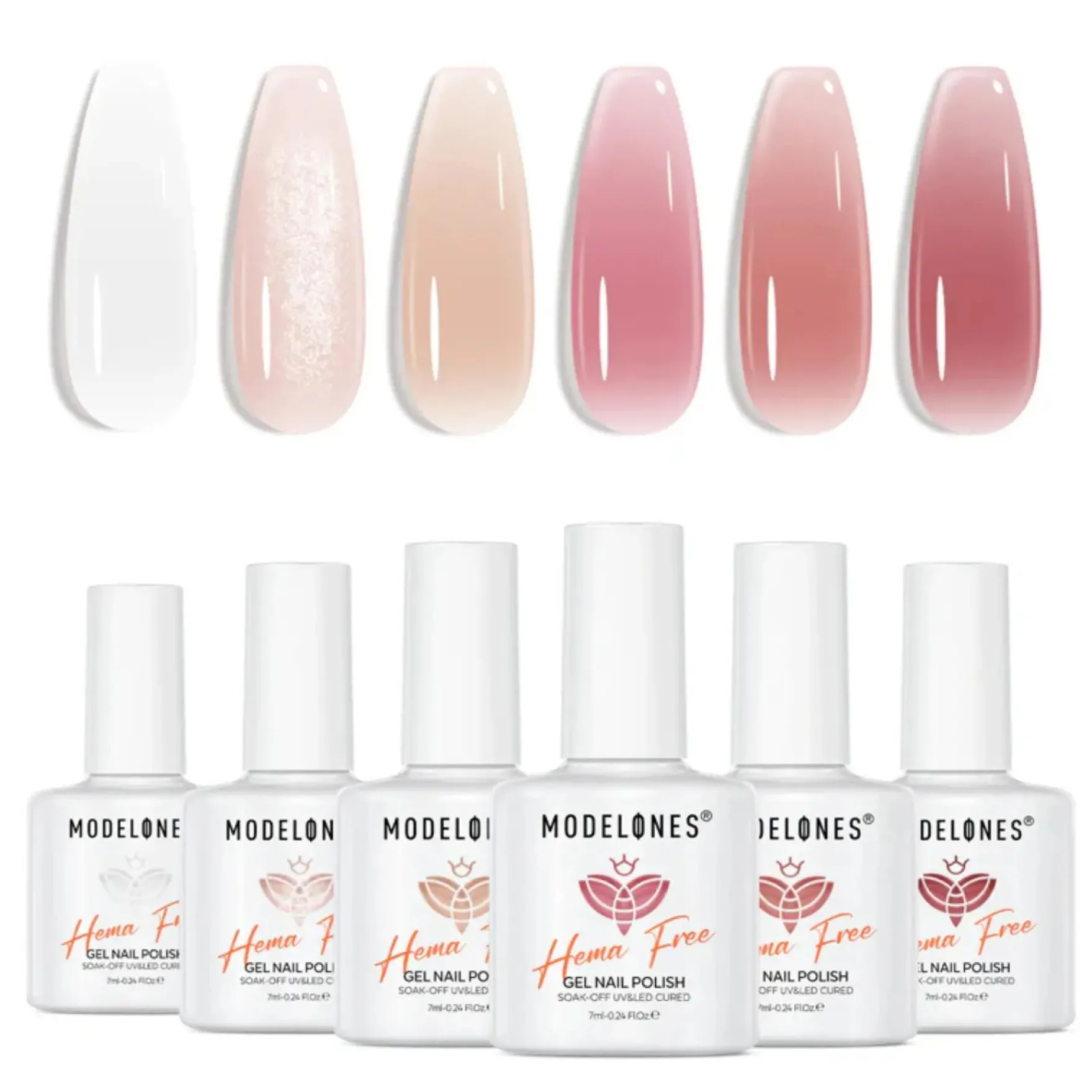 Gel Nail Polish Set Lunar Glow