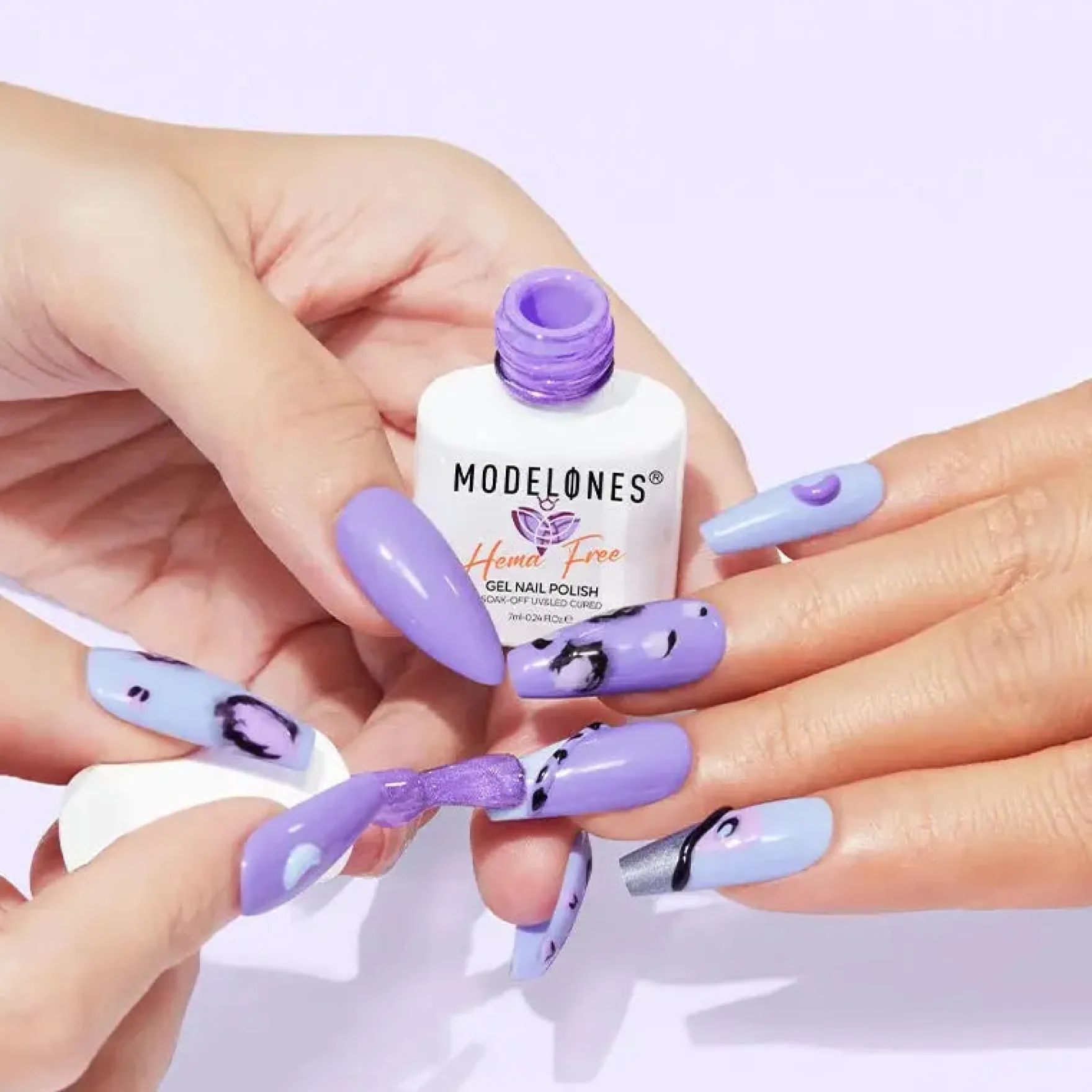 Gel Nail Polish Set Lustrous Starry Cosmos