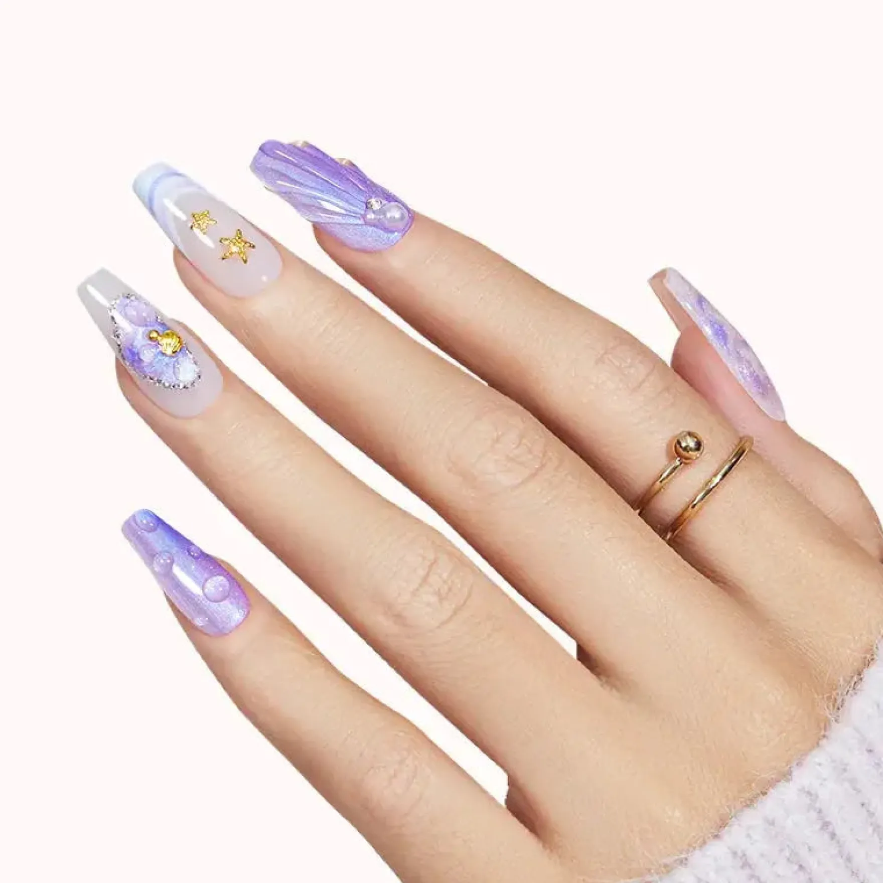 Gel Nail Polish Set Lustrous Starry Cosmos