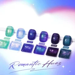 Gel Nail Polish Set Pixel Heart
