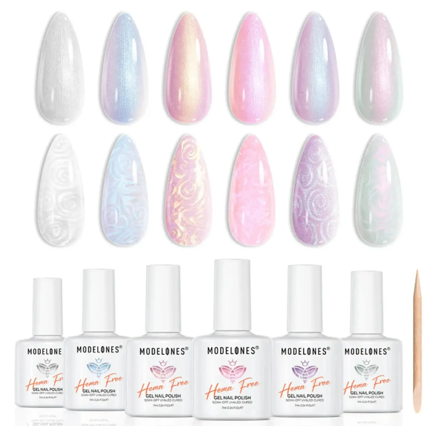 Gel Nail Polish Set Sugar Galaxy