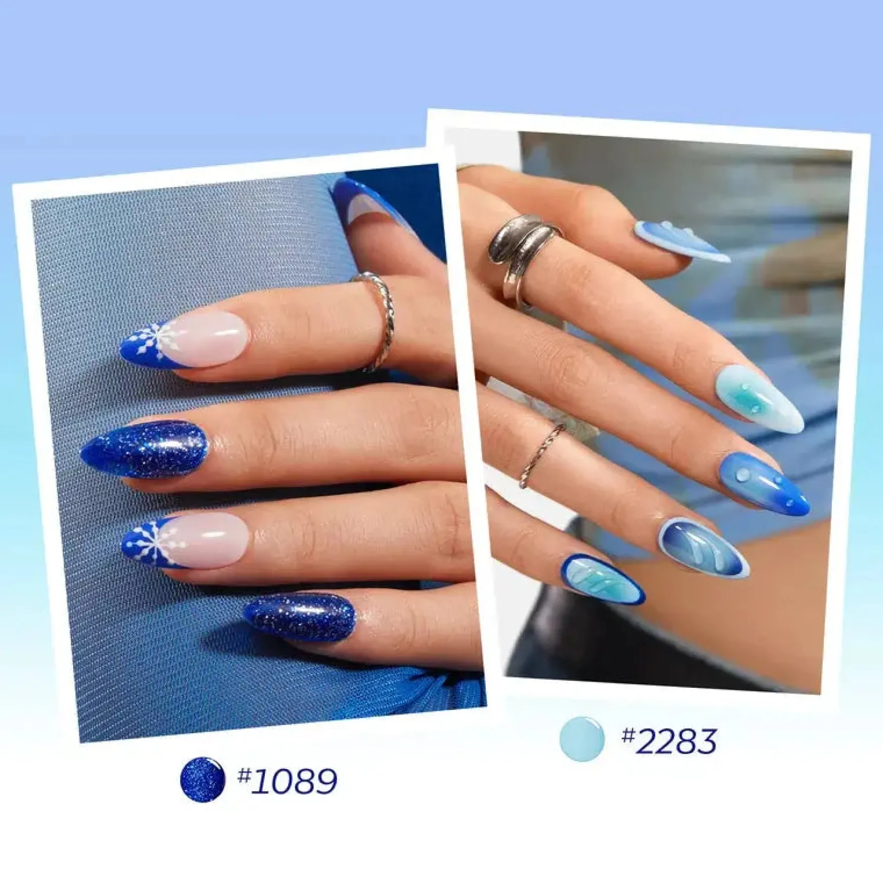 Gel Nail Polish Set Take My Blues Away
