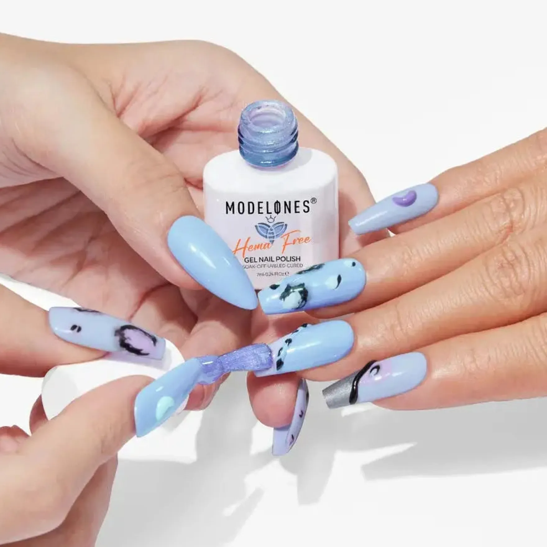 Gel Nail Polish Set Take My Blues Away