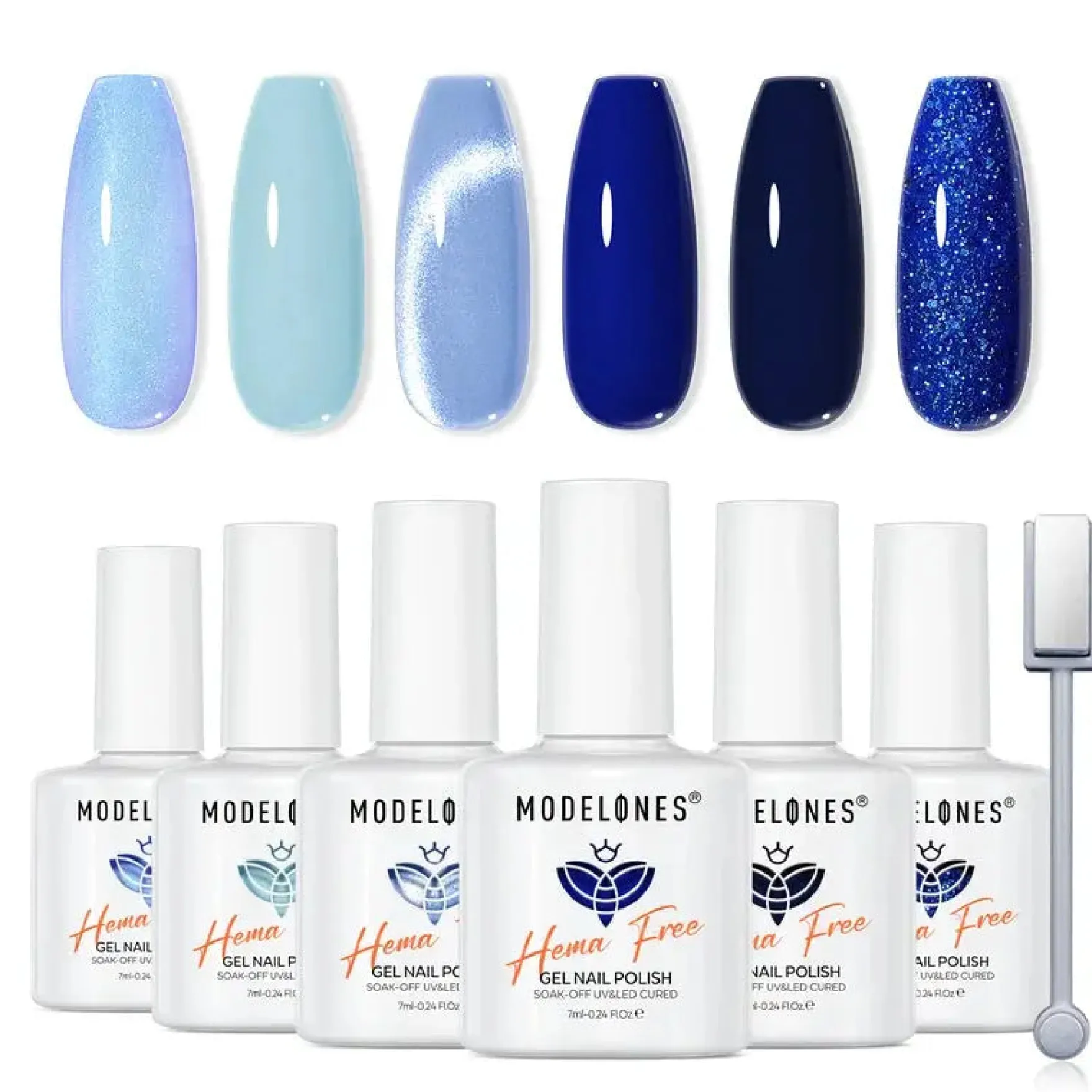 Gel Nail Polish Set Take My Blues Away