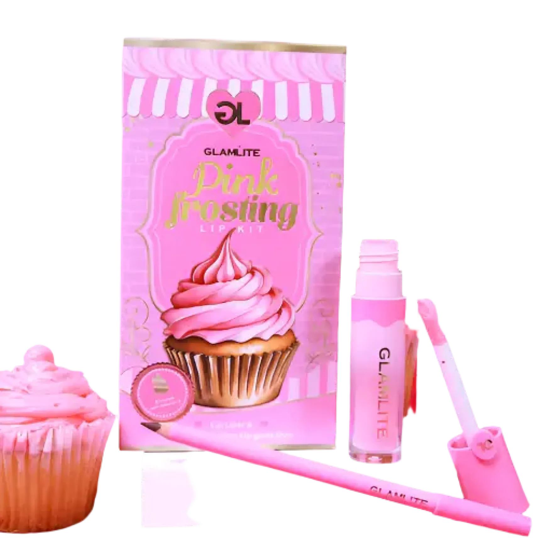 Glamlite Pink Frosting Lip Kit
