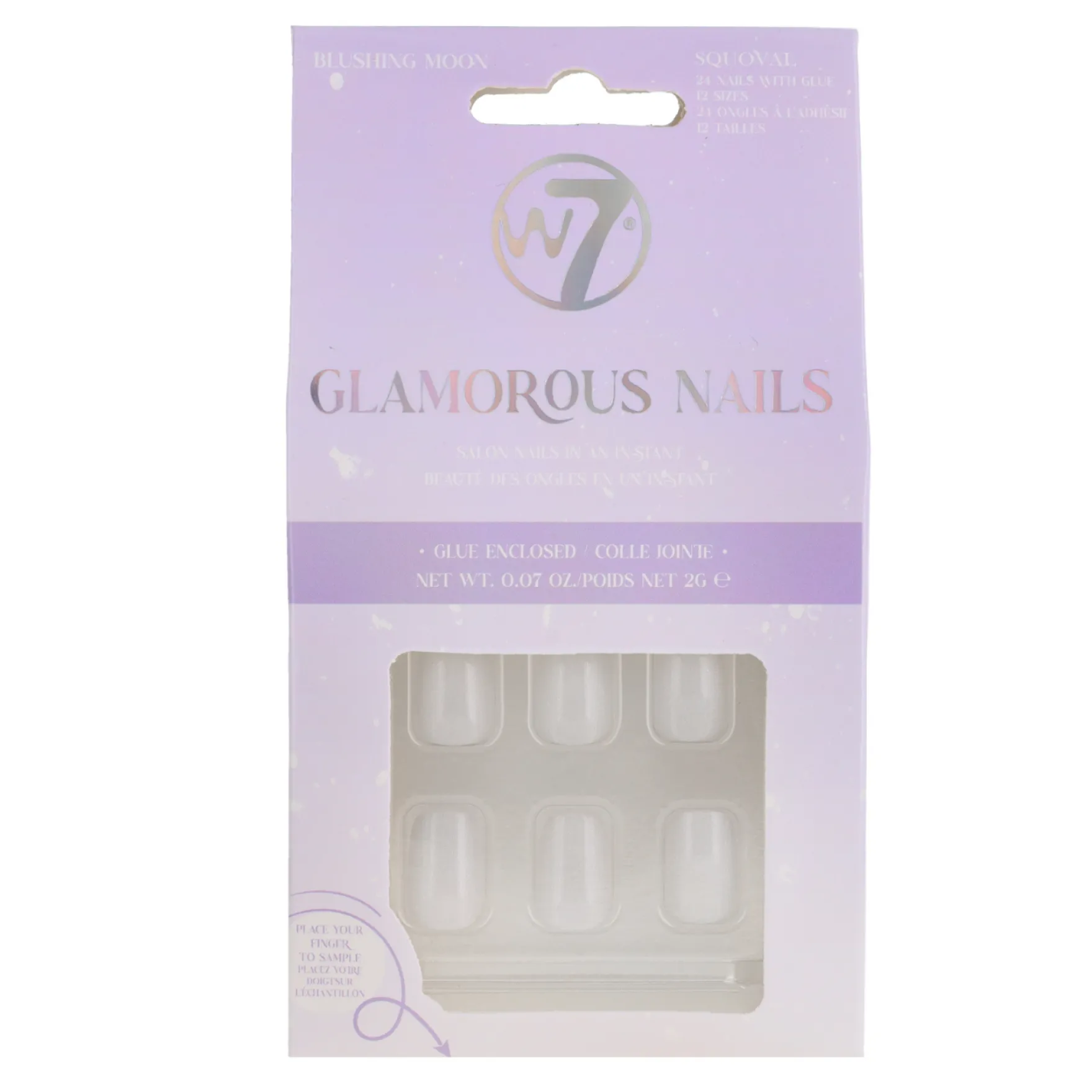Glamorous Press-On Nails Blushing Moon