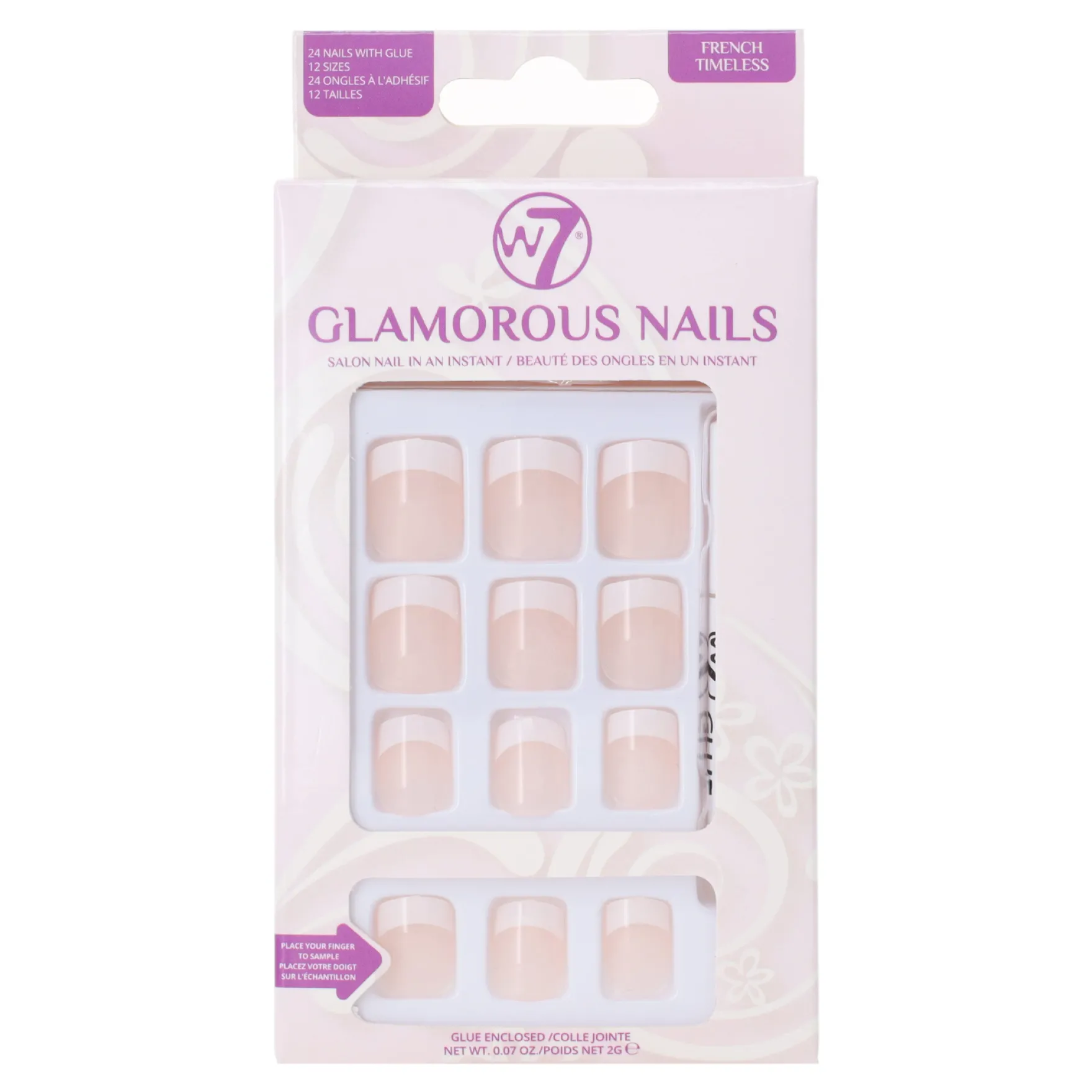 Glamorous Press-On Nails French Timeless