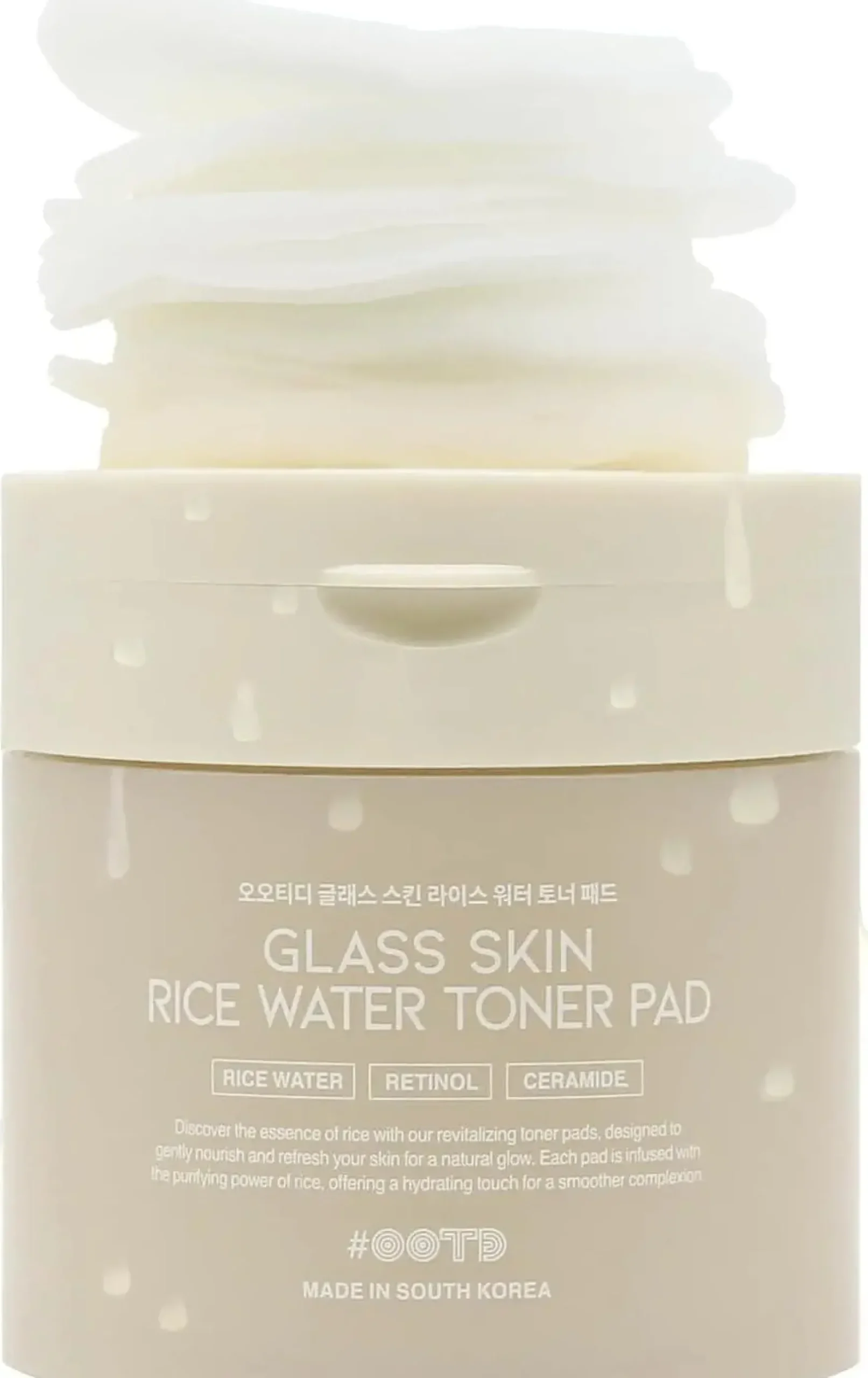 Glass Skin Rice Water Toner Pad