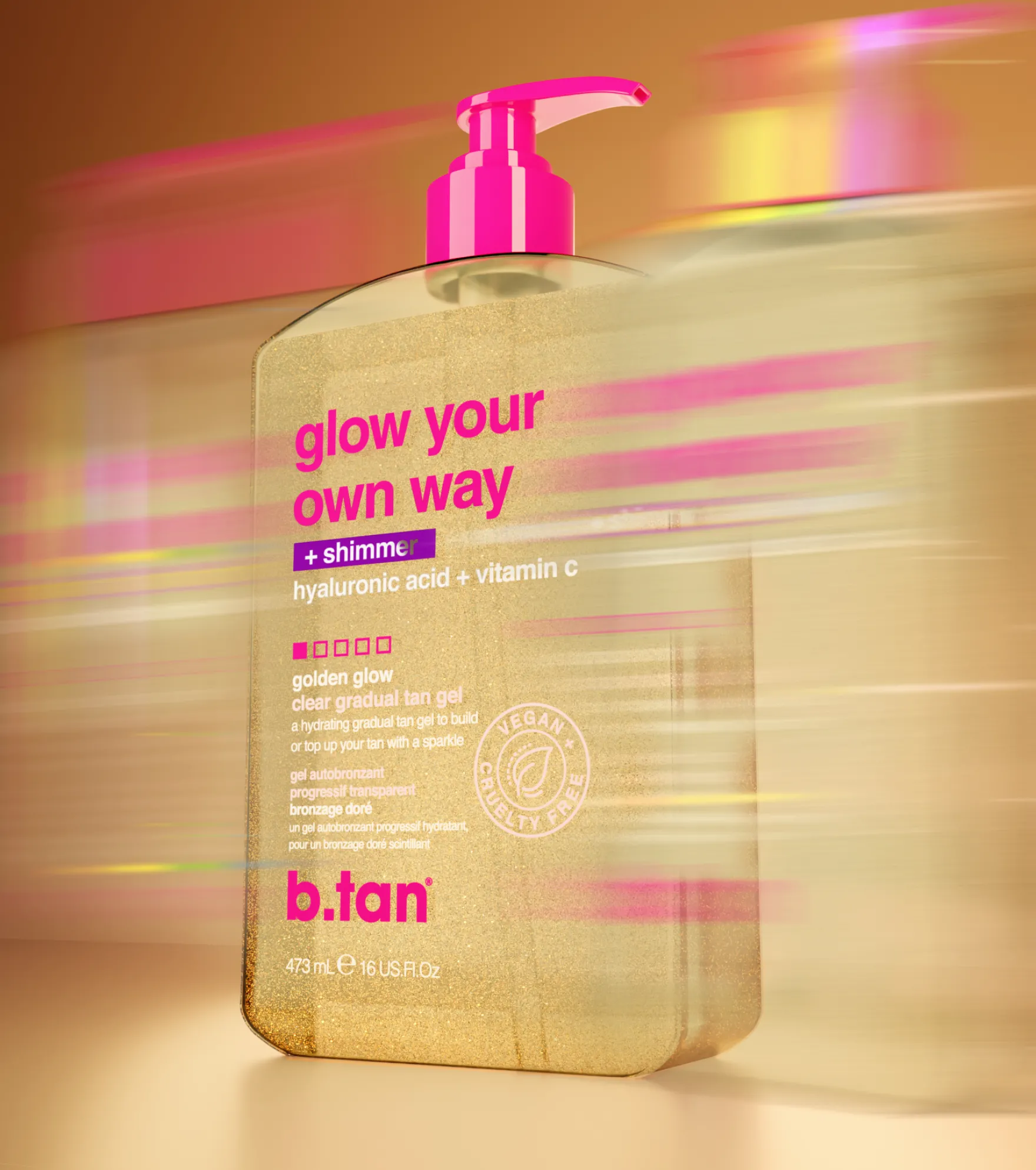 Glow Your Own Way Shimmer Gradual Self Tan Gel