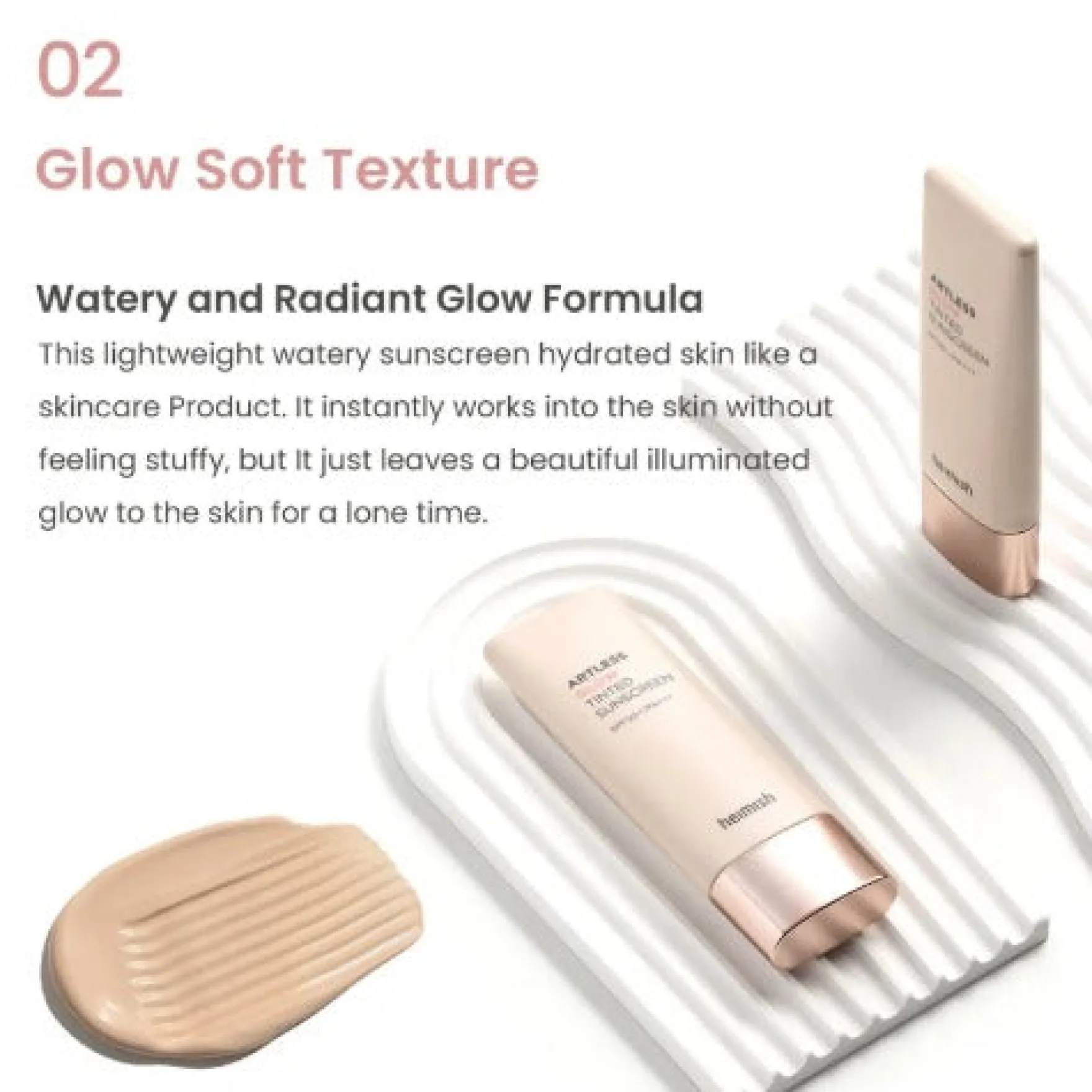 Glow Tinted Sunscreen Shine Beige SPF50+ PA++++