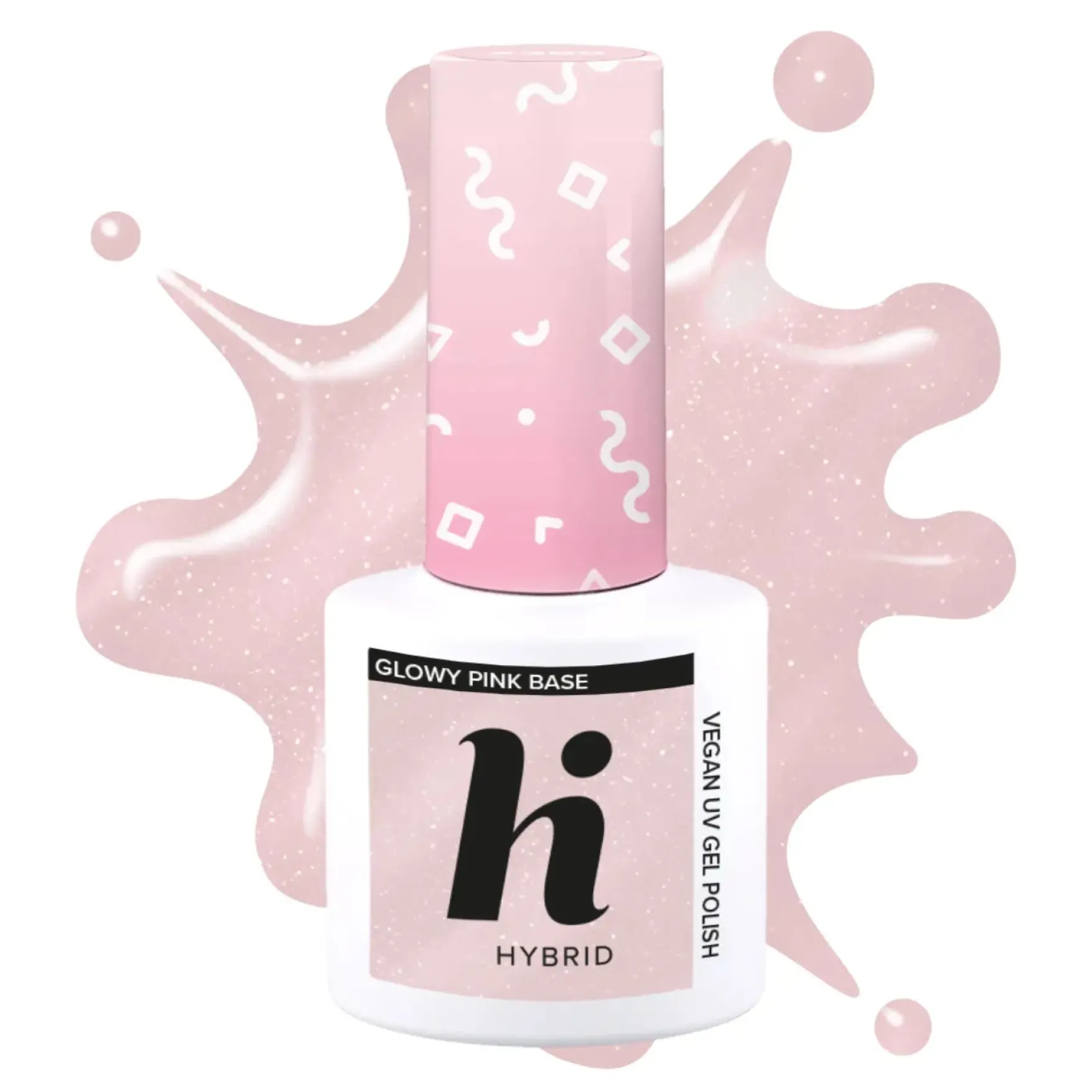 Glowy Pink Base Coat Gel Polish