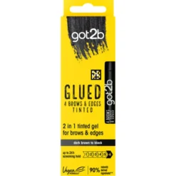 Got2b Glued 4 Brows & Edges Tinted Gel Black