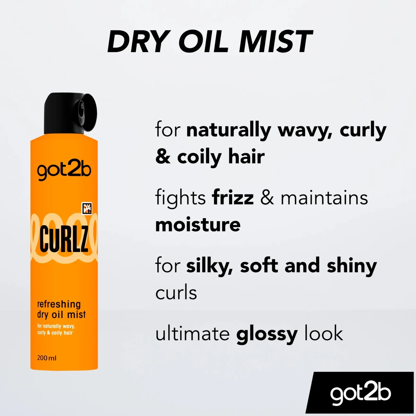 Got2b Curlz Refreshing Dry Oil Mist