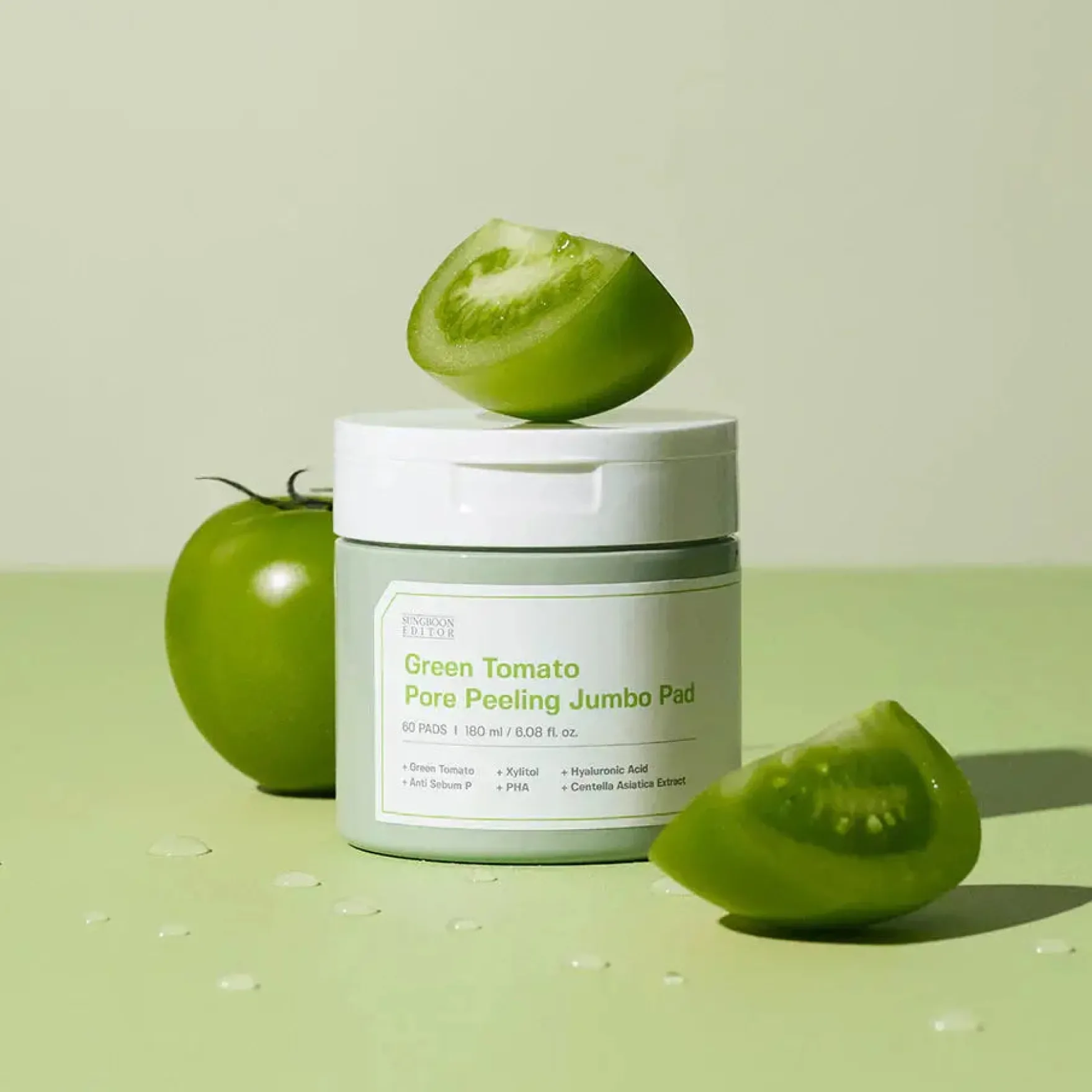 Green Tomato Pore Peeling Jumbo Pad