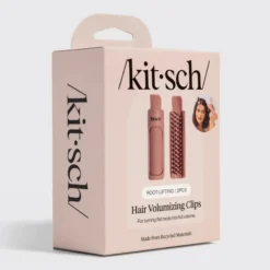 Hair Volumizing Clip Set Terracotta