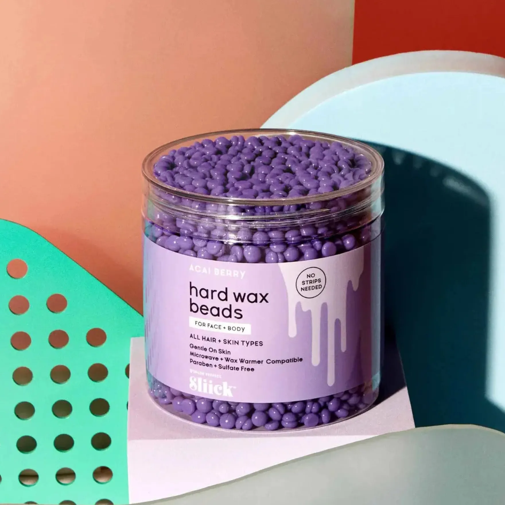 Hard Wax Beads Acai Berry