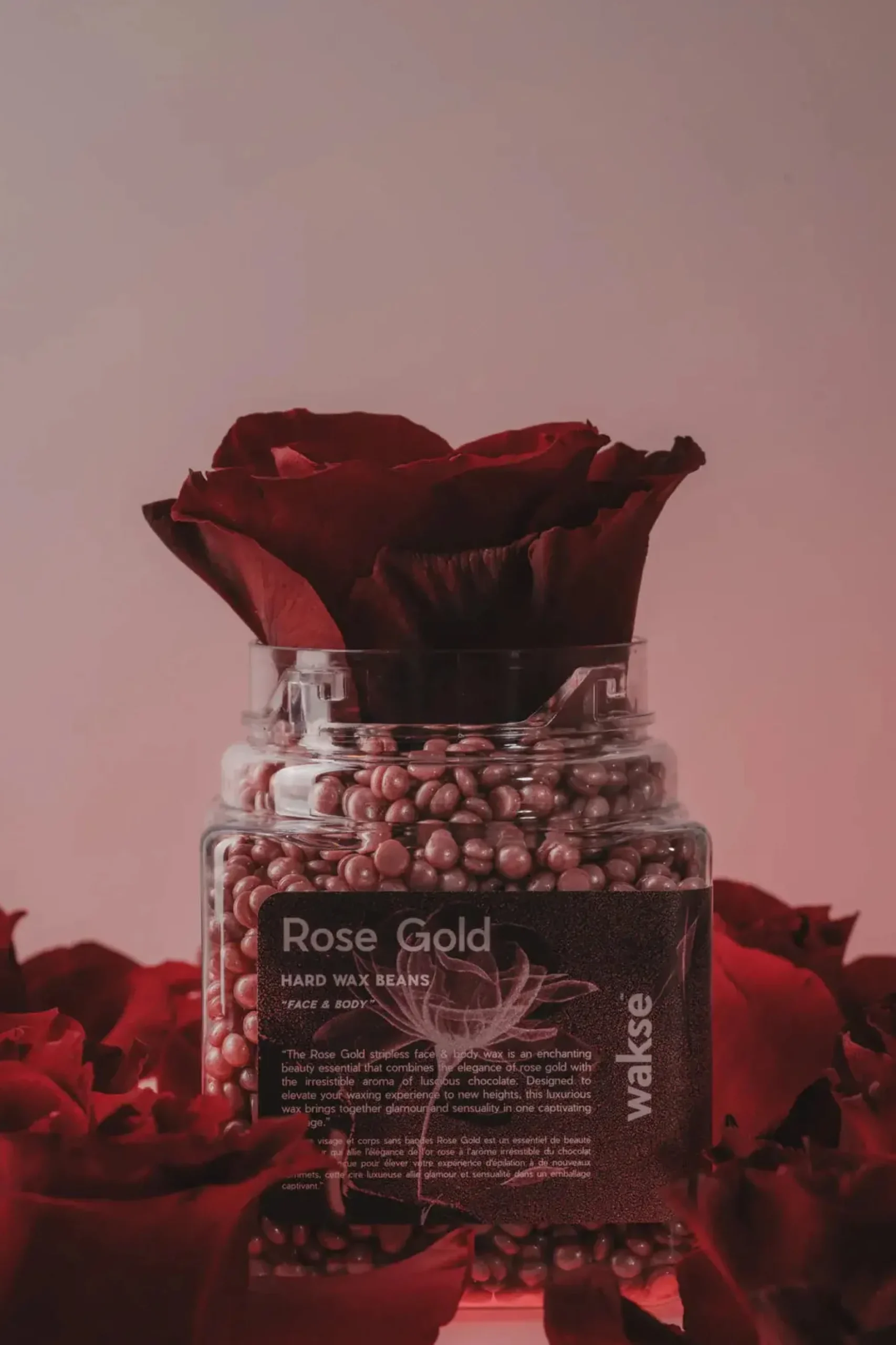 Hard Wax Beans Rose Gold Small
