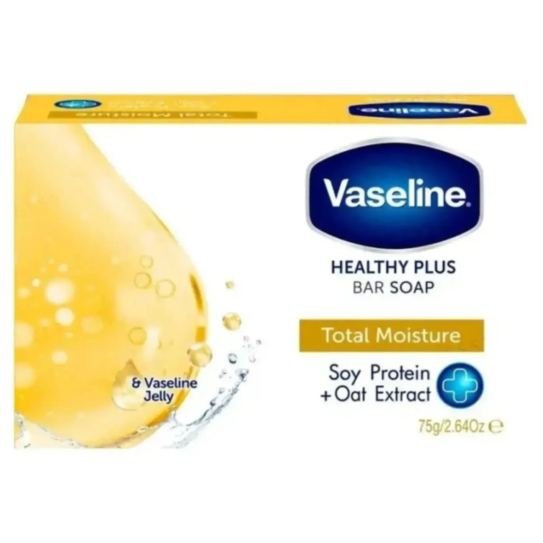 Healthy Plus Bar Soap Total Moisture Soy Protein + Oat Extract