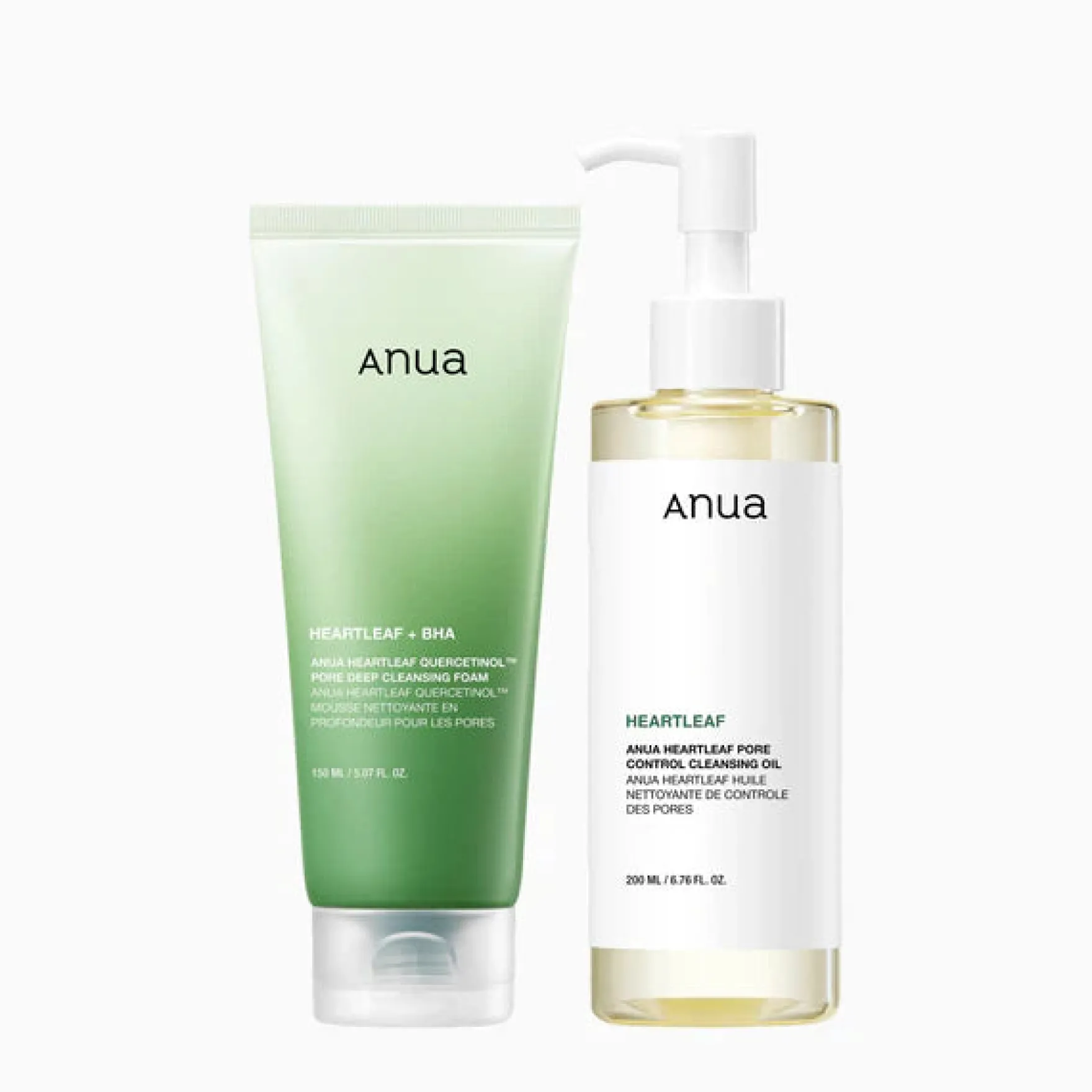 Heartleaf Double Cleansing Set