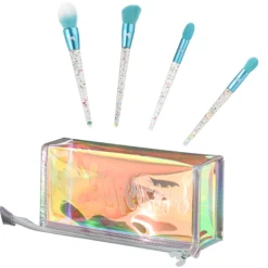 Holligraphic Prism 'n' Proper 4 Piece Face Brush Set & Bag