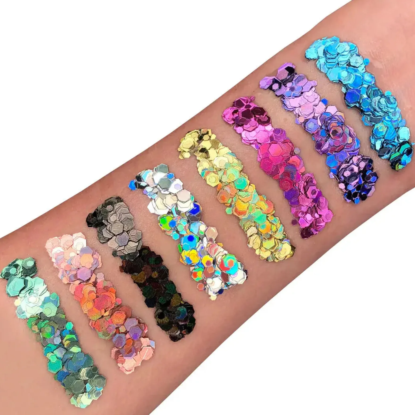 Holographic Chunky Glitter Gel Gold