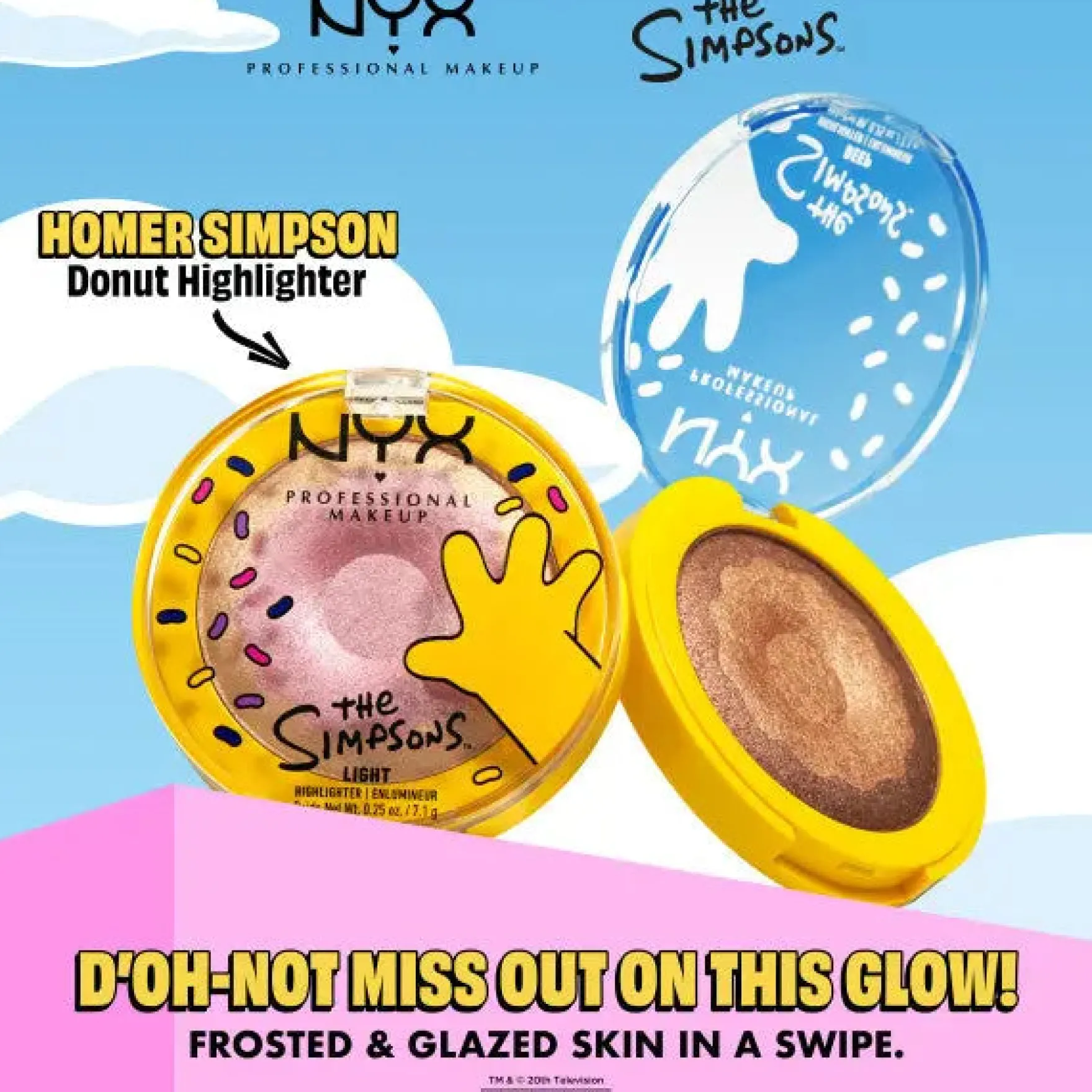 Homer Simpson Donut Highlighter Glazed Over 01 Light