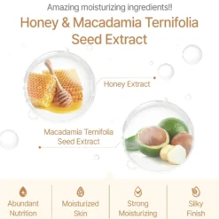 Honey & Macadamia Pure Body Lotion Baby Powder