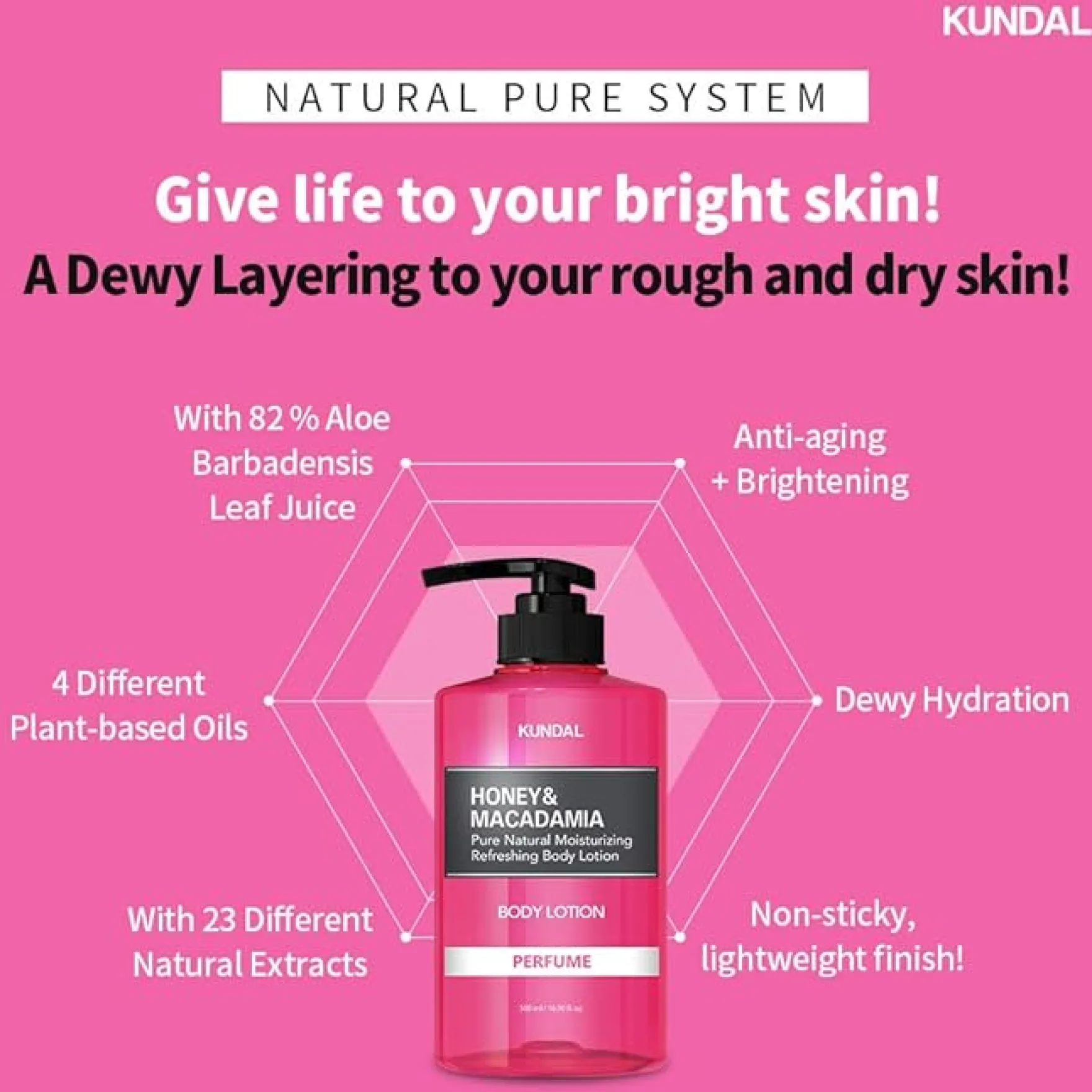 Honey & Macadamia Pure Body Lotion White Musk