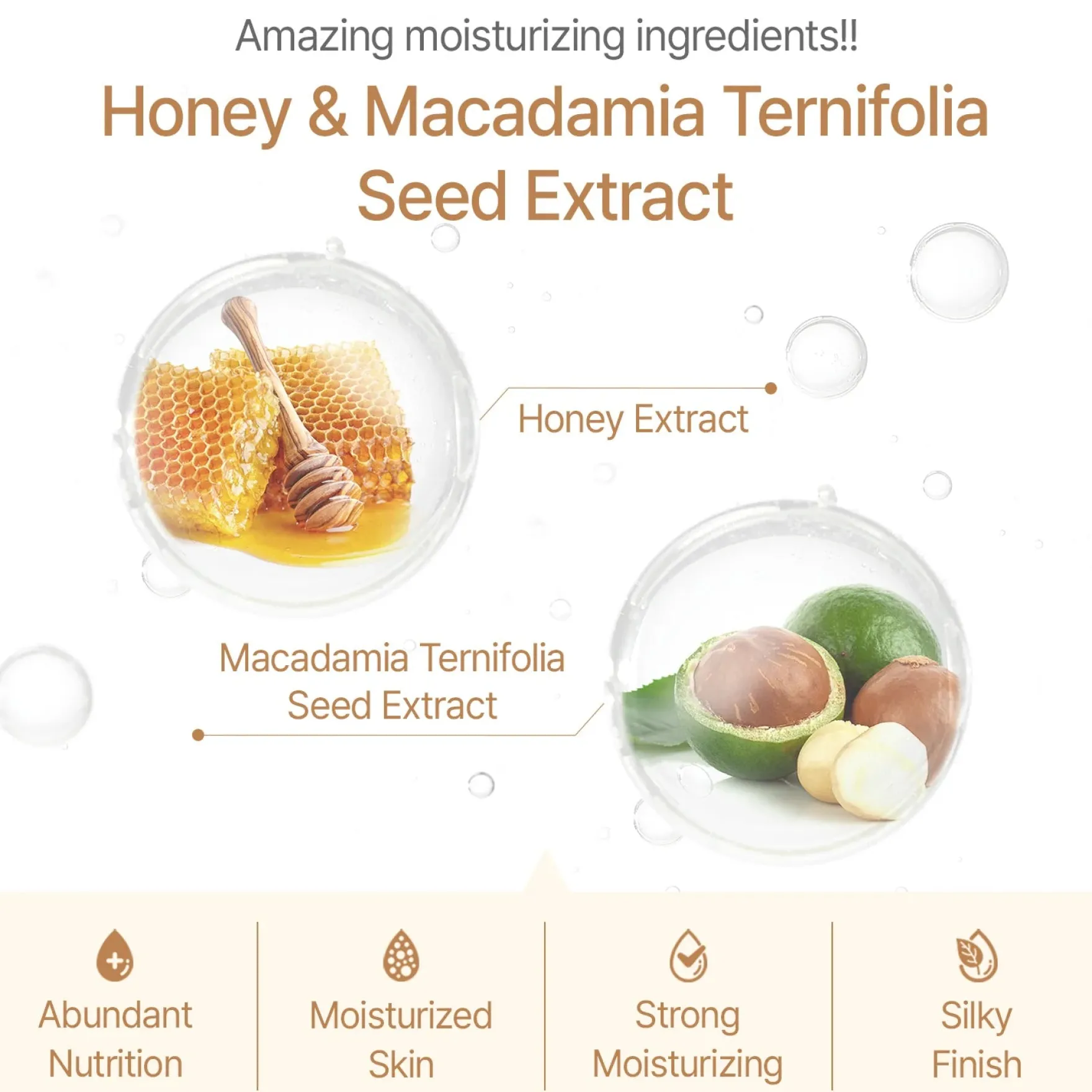 Honey & Macadamia Pure Body Lotion White Musk