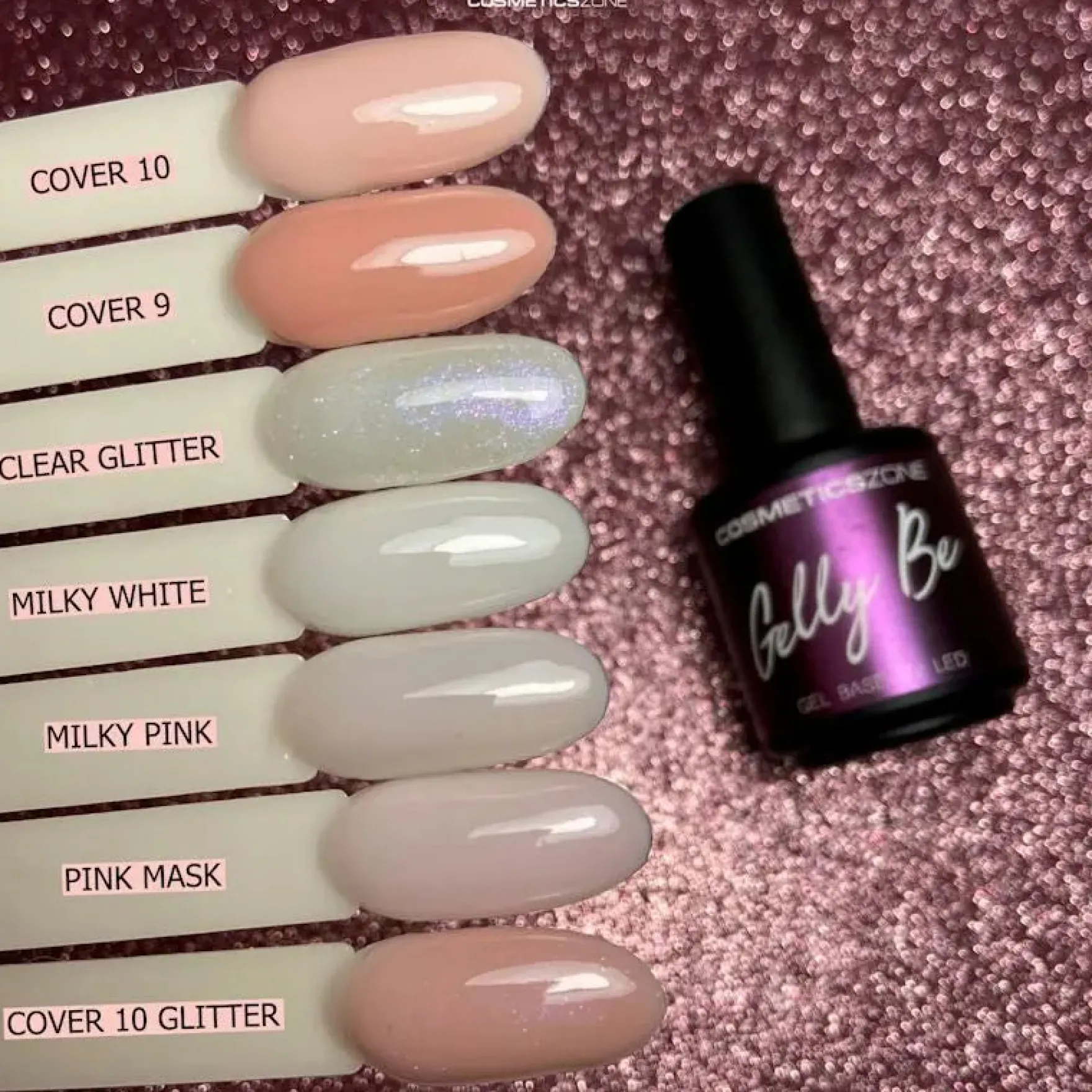 Hypoallergenic UV/LED Gel Base Gelly BE Cover 10