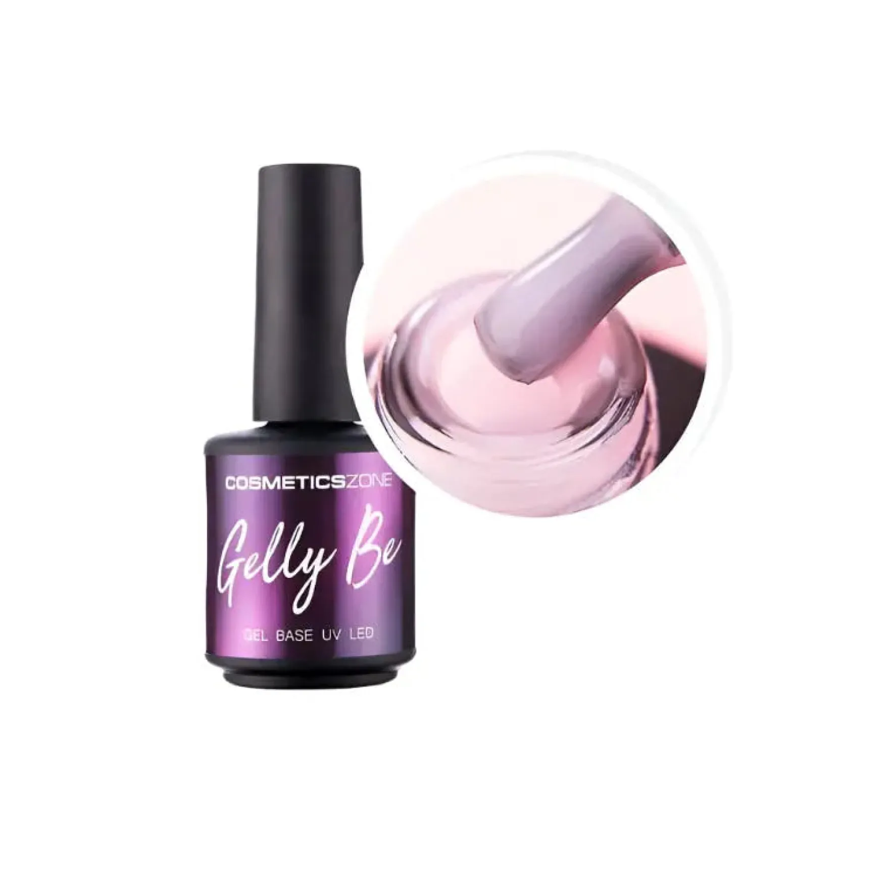 Hypoallergenic UV/LED Gel Base Gelly BE Pink Mask