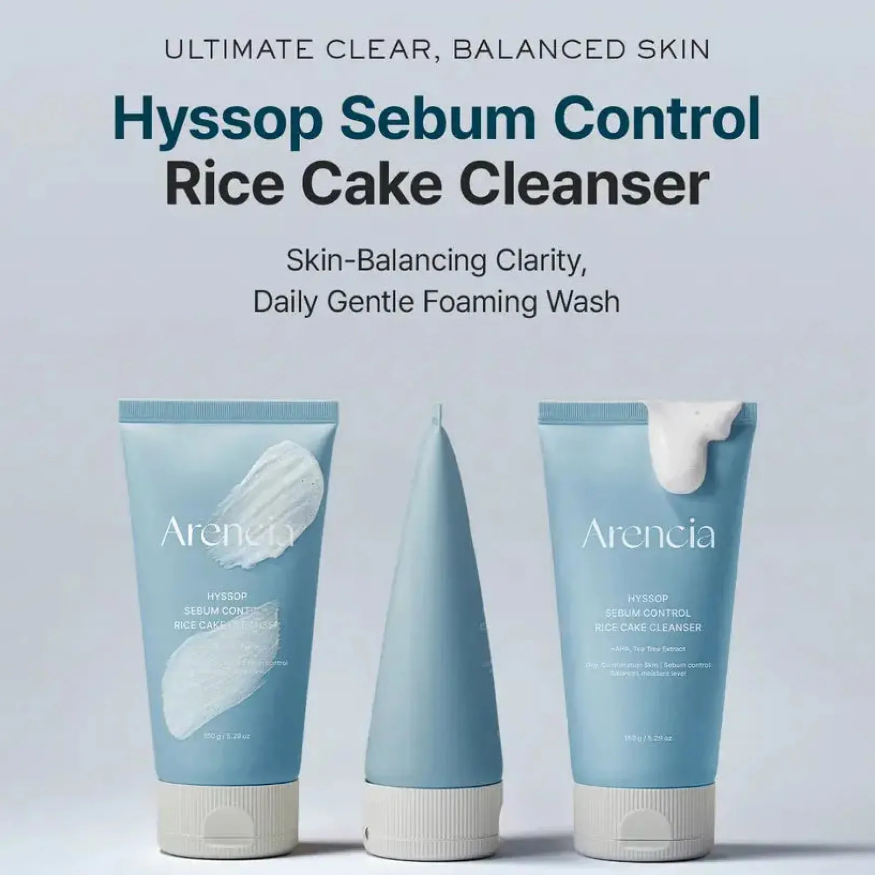 Hyssop Sebum Control Rice Cake Cleanser