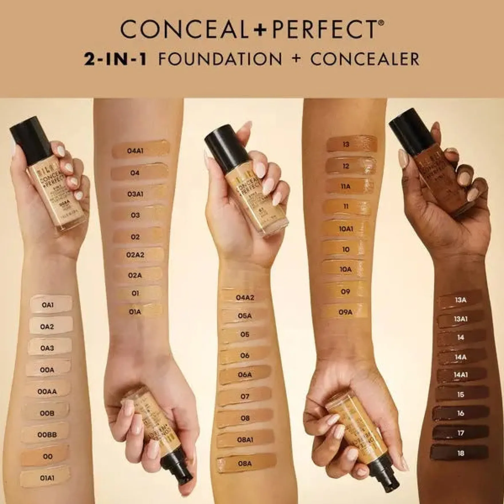 2-in-1 Foundation and Concealer
