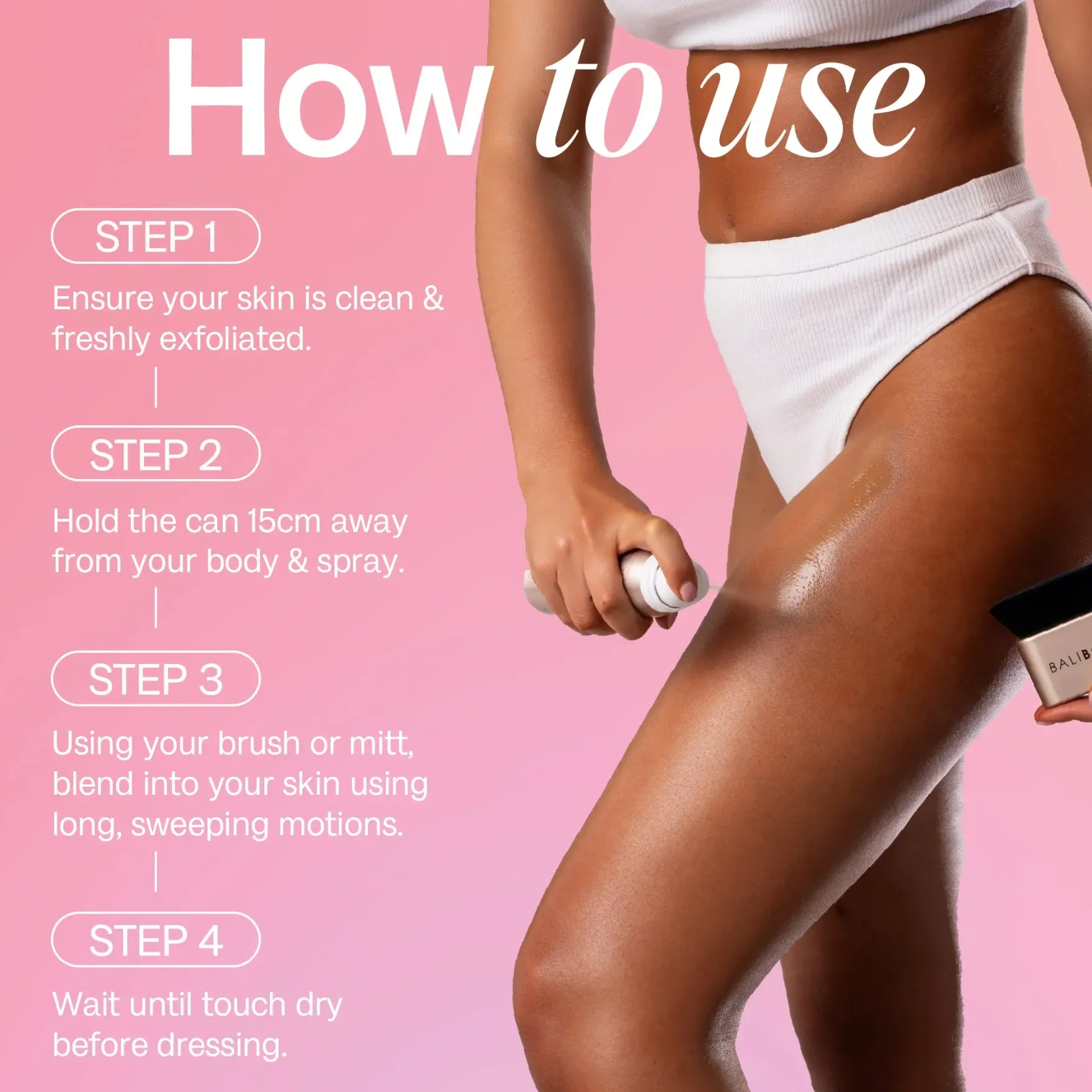 Instant Tan Medium to Dark