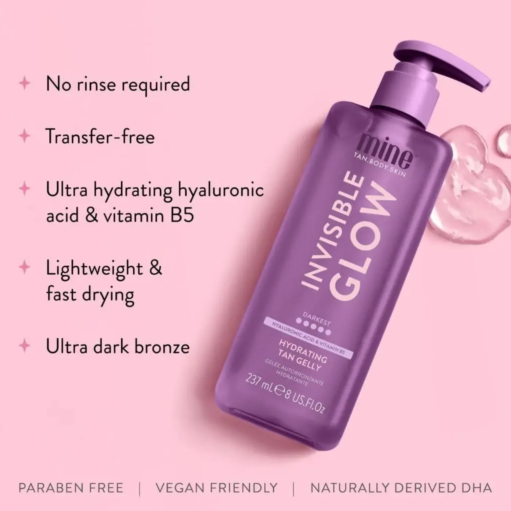 Invisible Glow Darkest Hydrating Tan Gelly