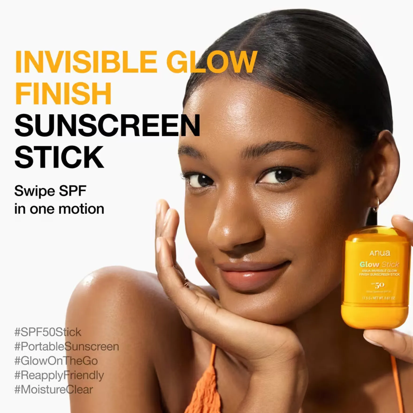 Invisible Glow Finish Sunscreen Stick
